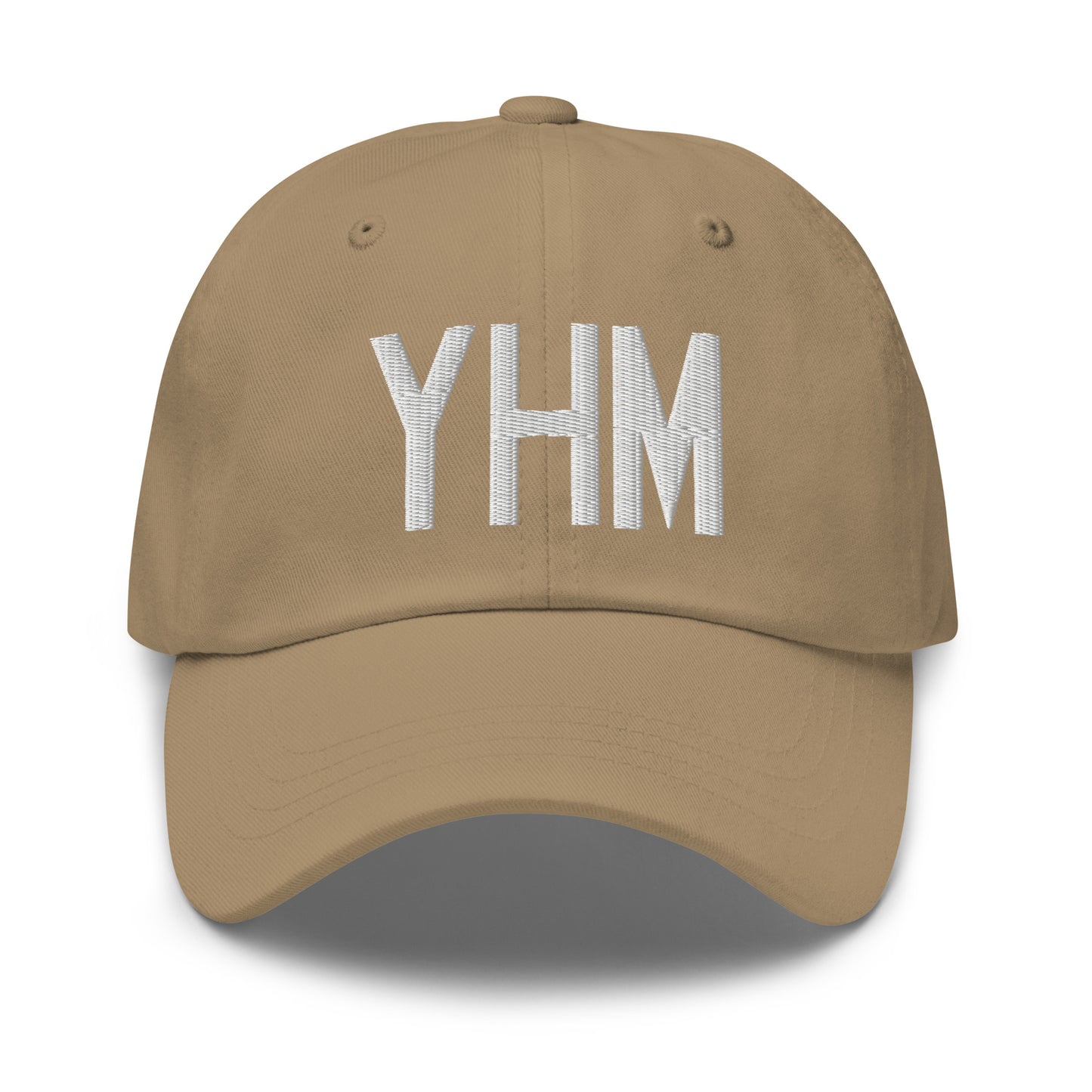 Airport Code Baseball Cap - White • YHM Hamilton • YHM Designs - Image 22