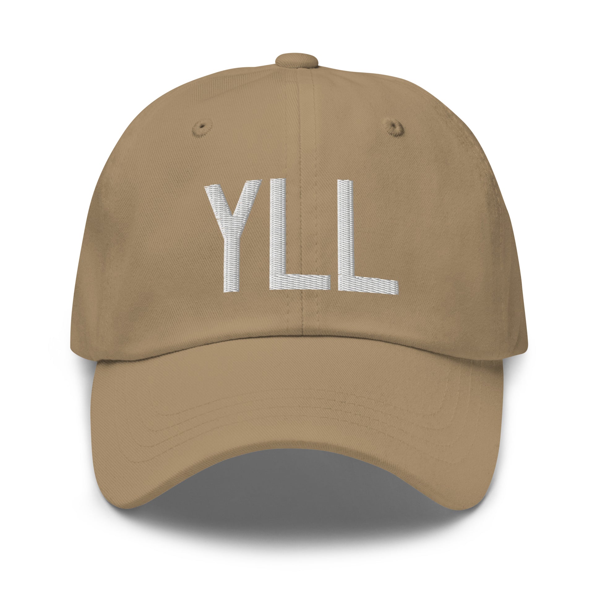 Airport Code Baseball Cap - White • YLL Lloydminster • YHM Designs - Image 22