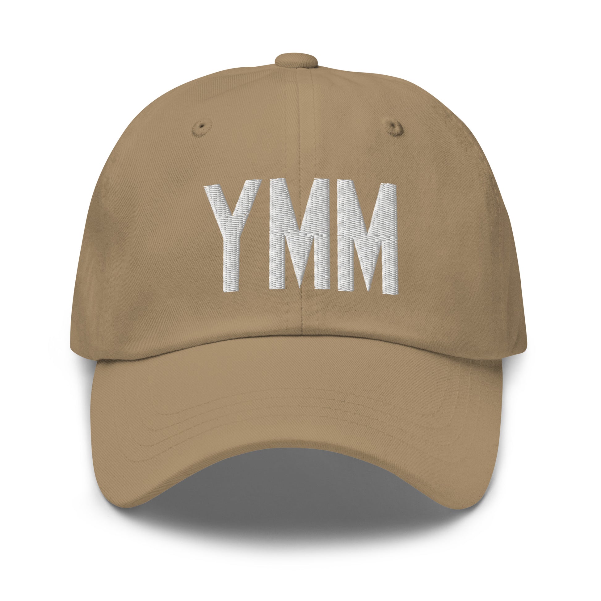 Airport Code Baseball Cap - White • YMM Fort McMurray • YHM Designs - Image 22