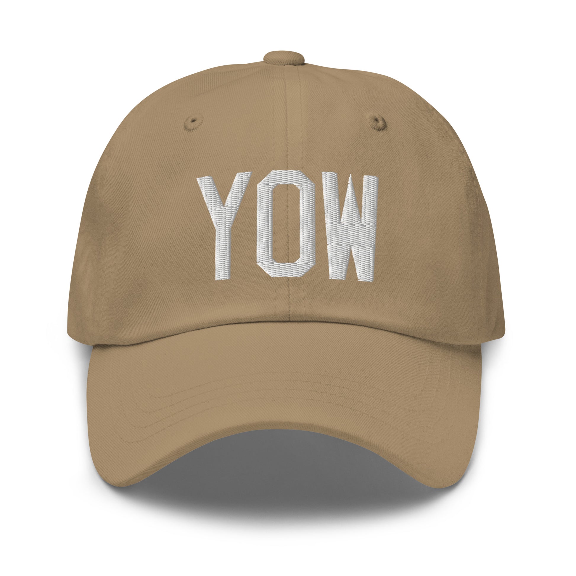 Airport Code Baseball Cap - White • YOW Ottawa • YHM Designs - Image 22