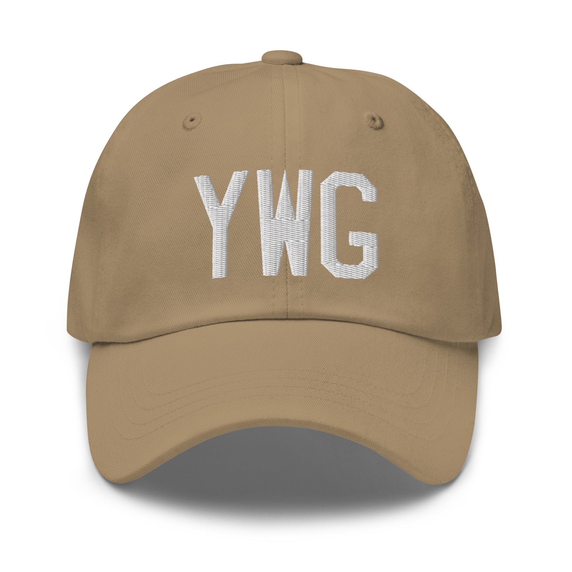Airport Code Baseball Cap - White • YWG Winnipeg • YHM Designs - Image 22