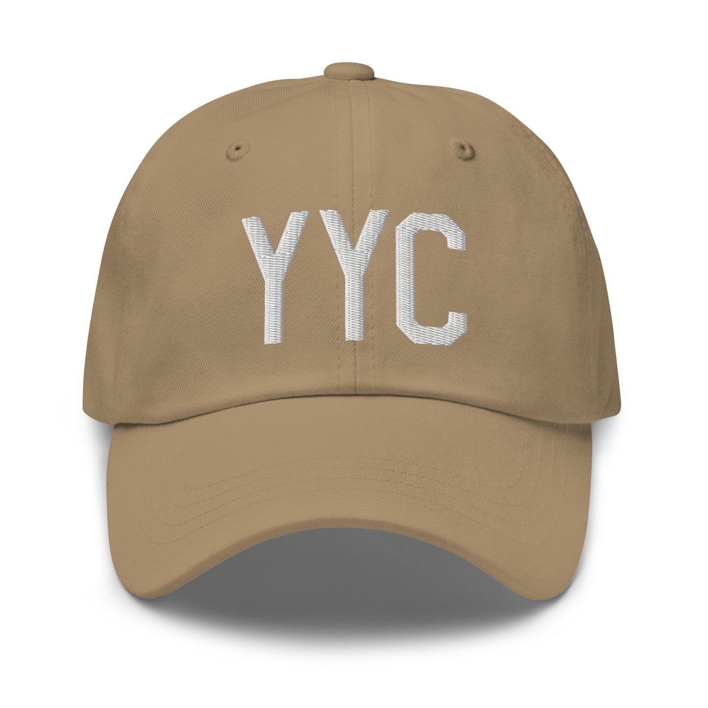 Airport Code Baseball Cap - White • YYC Calgary • YHM Designs - Image 22
