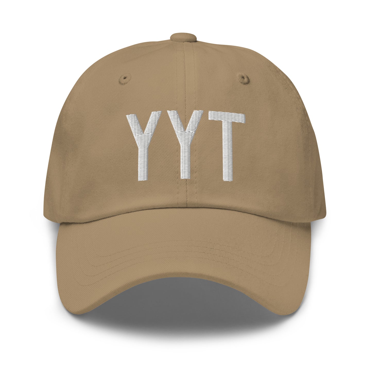 Airport Code Baseball Cap - White • YYT St. John's • YHM Designs - Image 22