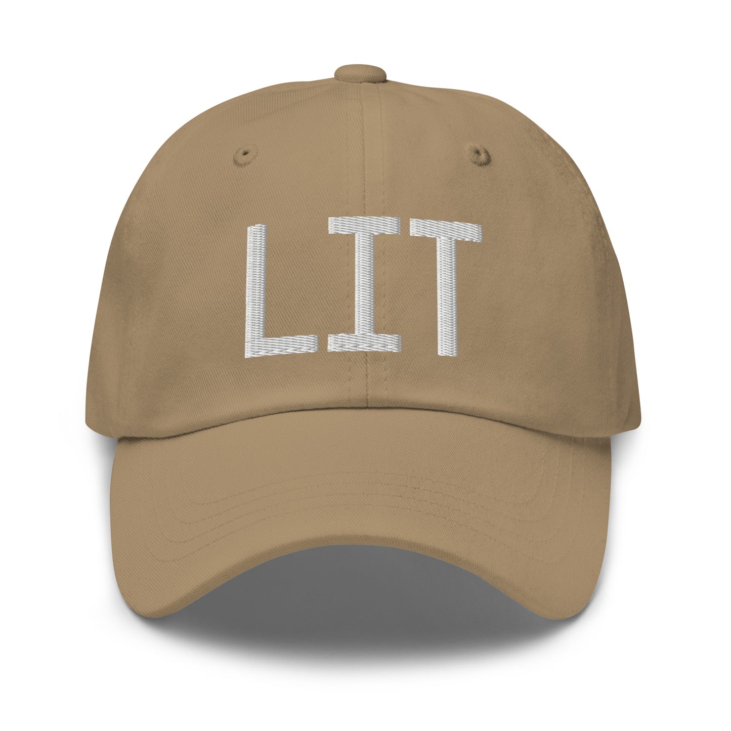 Airport Code Baseball Cap - White • LIT Little Rock • YHM Designs - Image 22