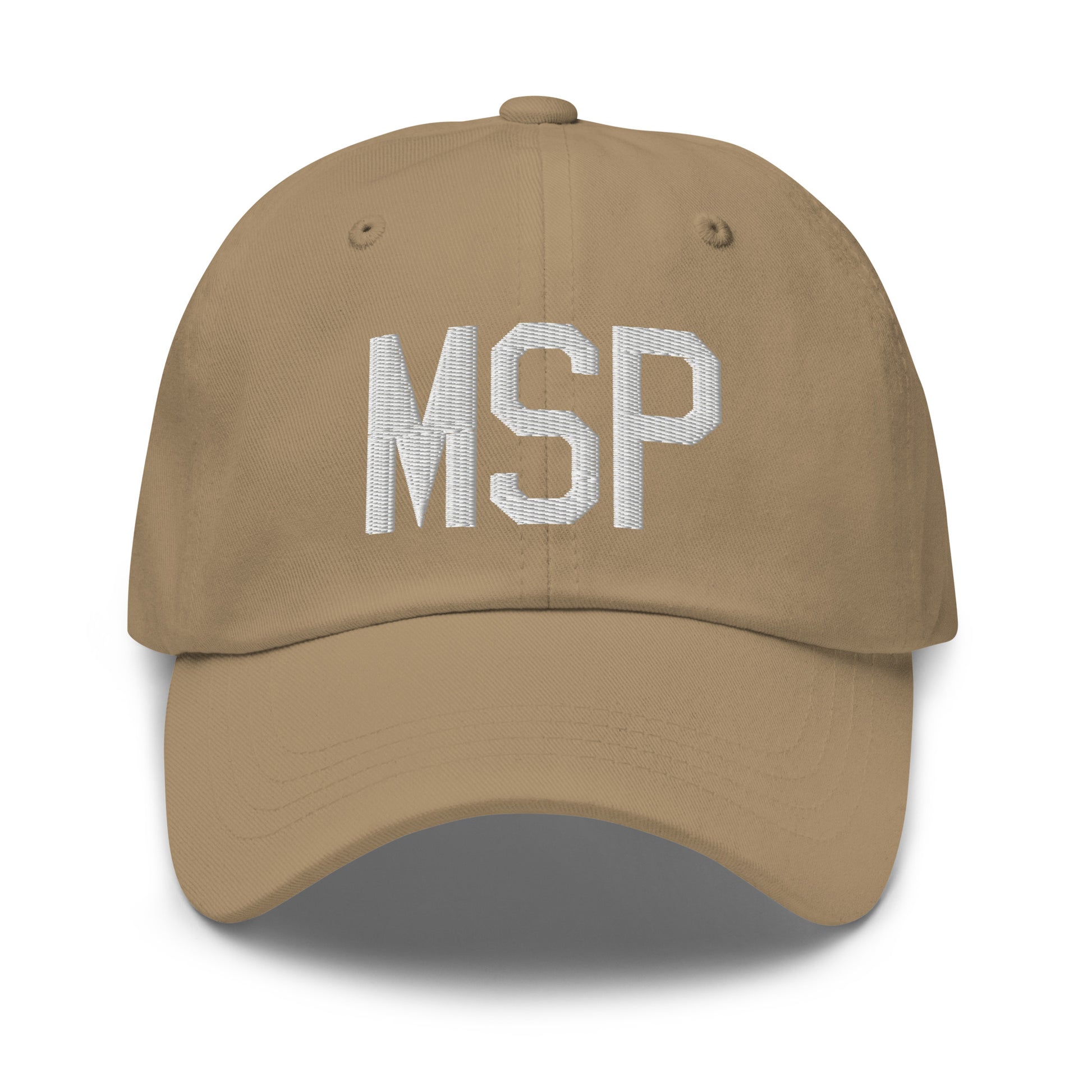 Airport Code Baseball Cap - White • MSP Minneapolis • YHM Designs - Image 22