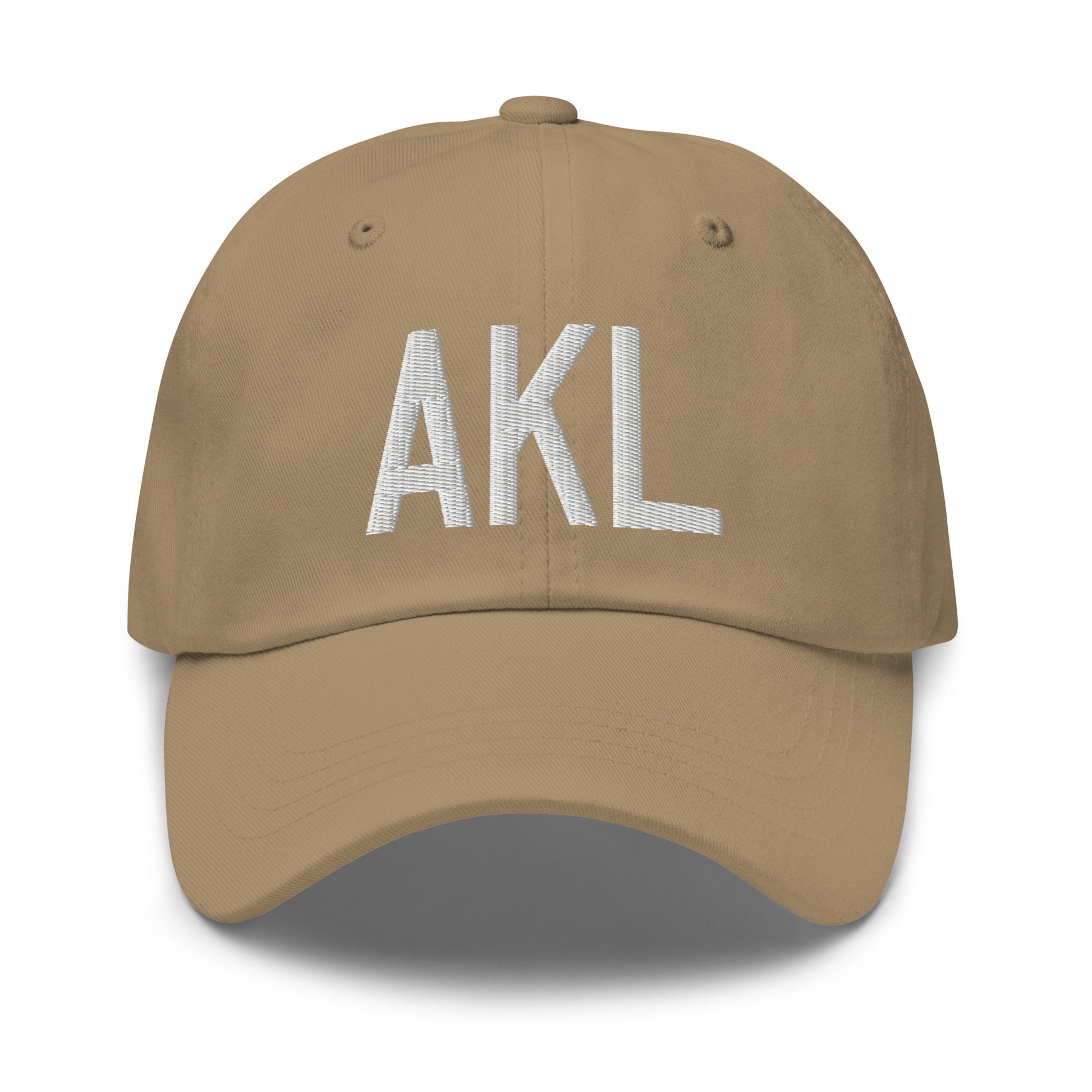 Airport Code Baseball Cap - White • AKL Auckland • YHM Designs - Image 22