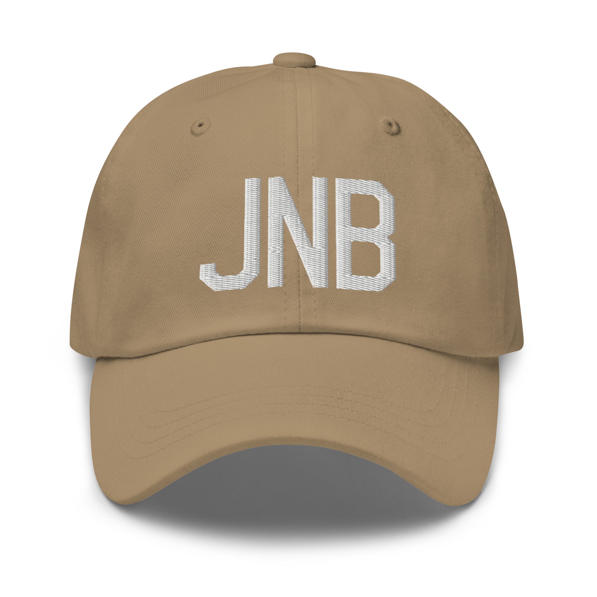 Airport Code Baseball Cap - White • JNB Johannesburg • YHM Designs - Image 22