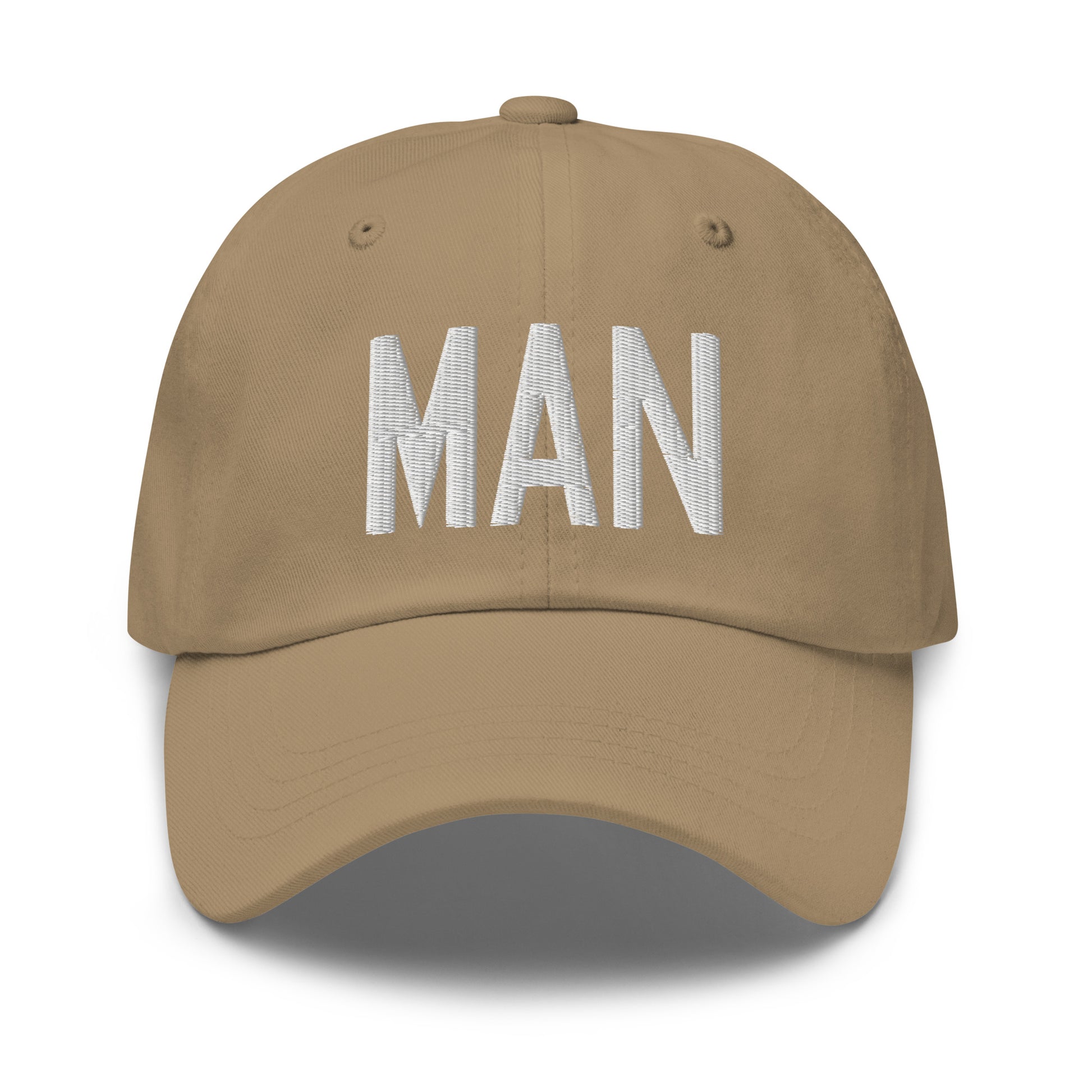 Airport Code Baseball Cap - White • MAN Manchester • YHM Designs - Image 22