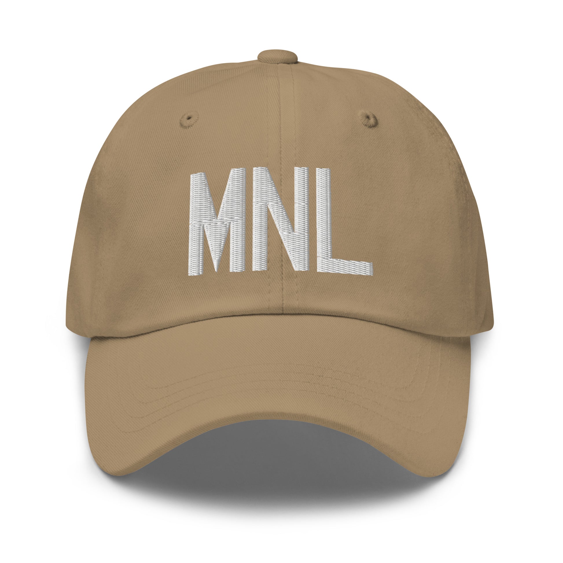 Airport Code Baseball Cap - White • MNL Manila • YHM Designs - Image 22