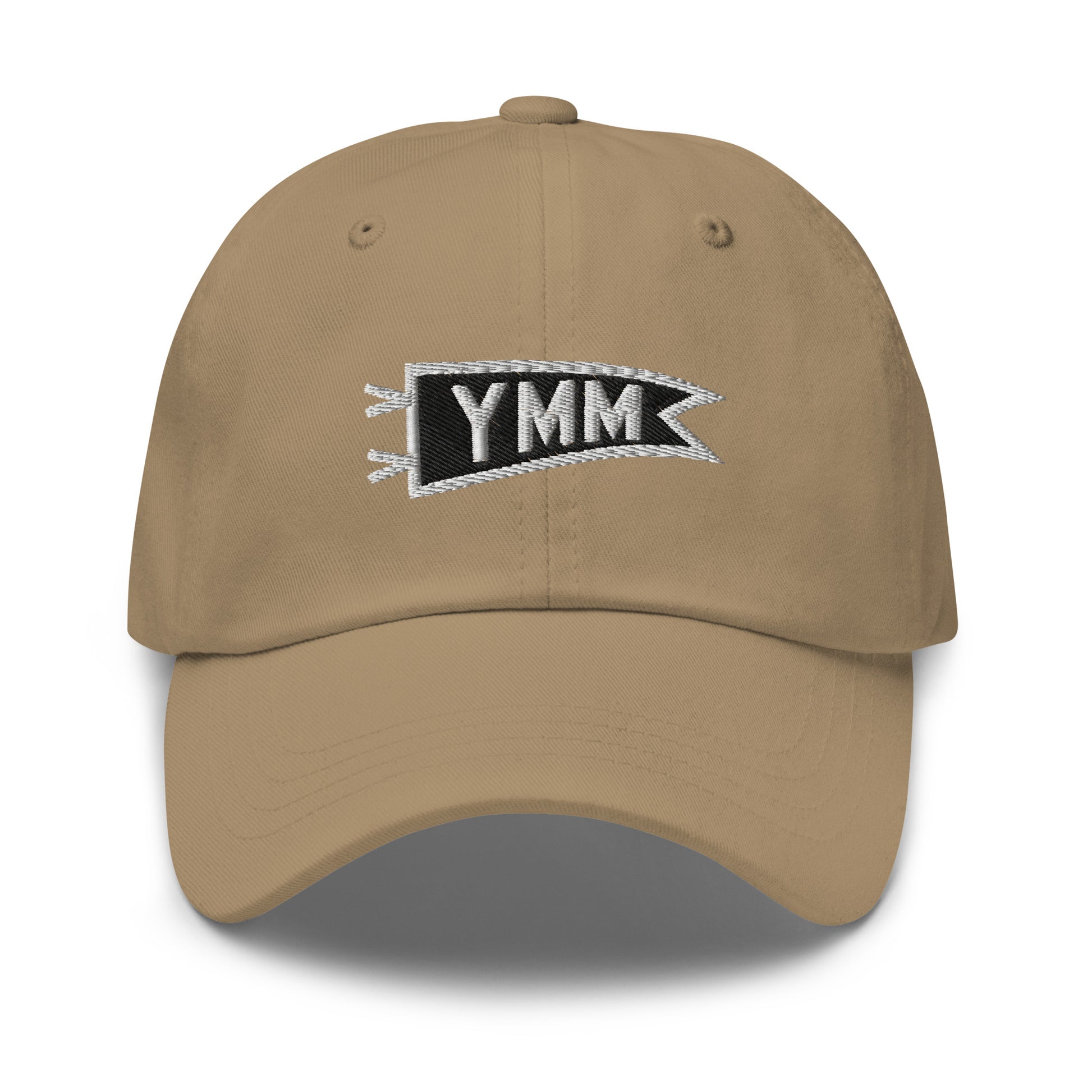 Pennant Baseball Cap - Black & White • YMM Fort McMurray • YHM Designs - Image 18