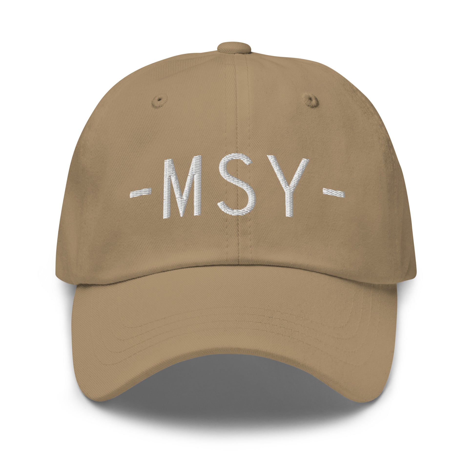 Souvenir Baseball Cap - White • MSY New Orleans • YHM Designs - Image 21