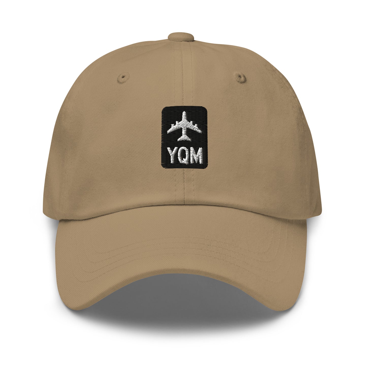 Jetliner Baseball Cap • Khaki • YQM Moncton • YHM Designs - Image 07