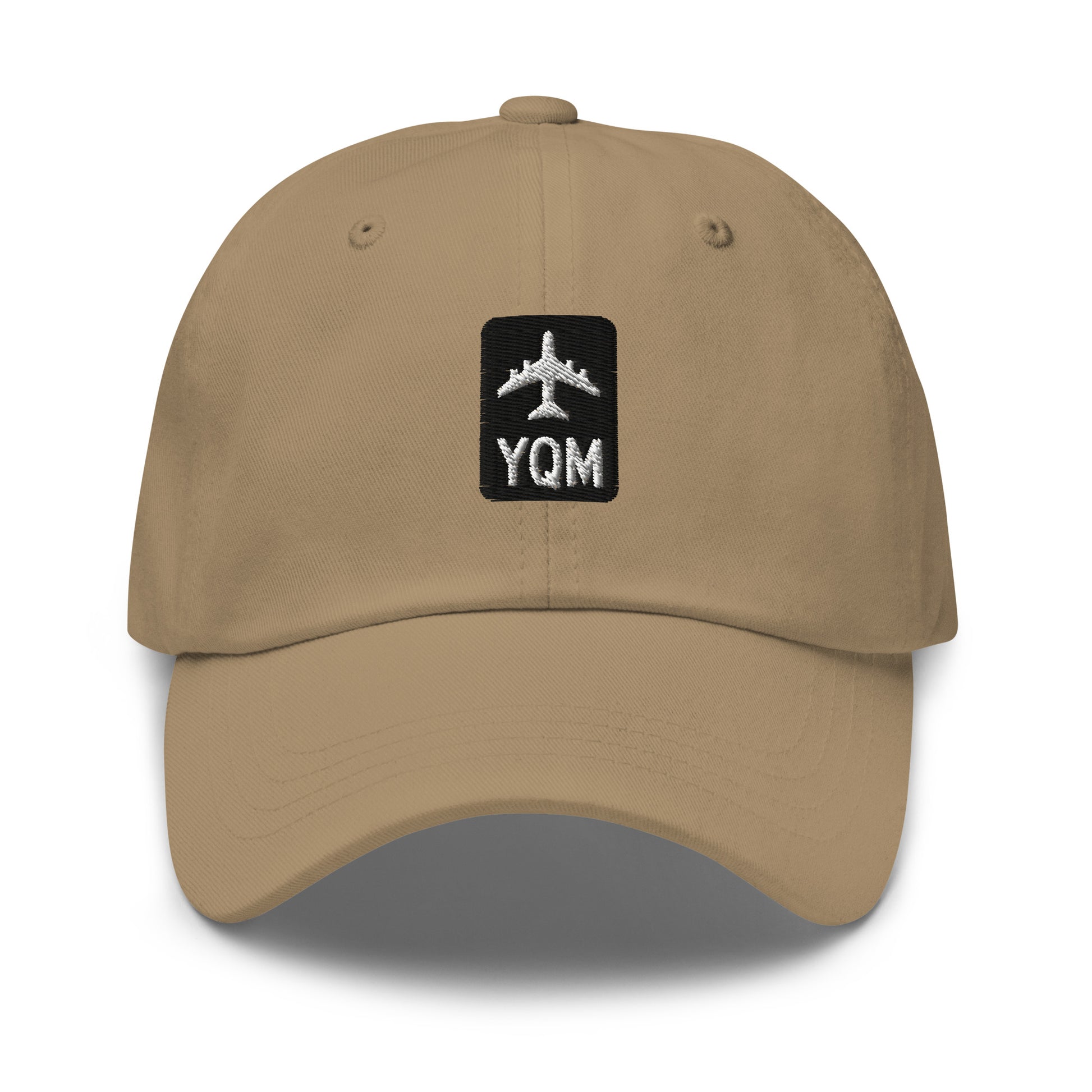 Jetliner Baseball Cap • Khaki • YQM Moncton • YHM Designs - Image 07
