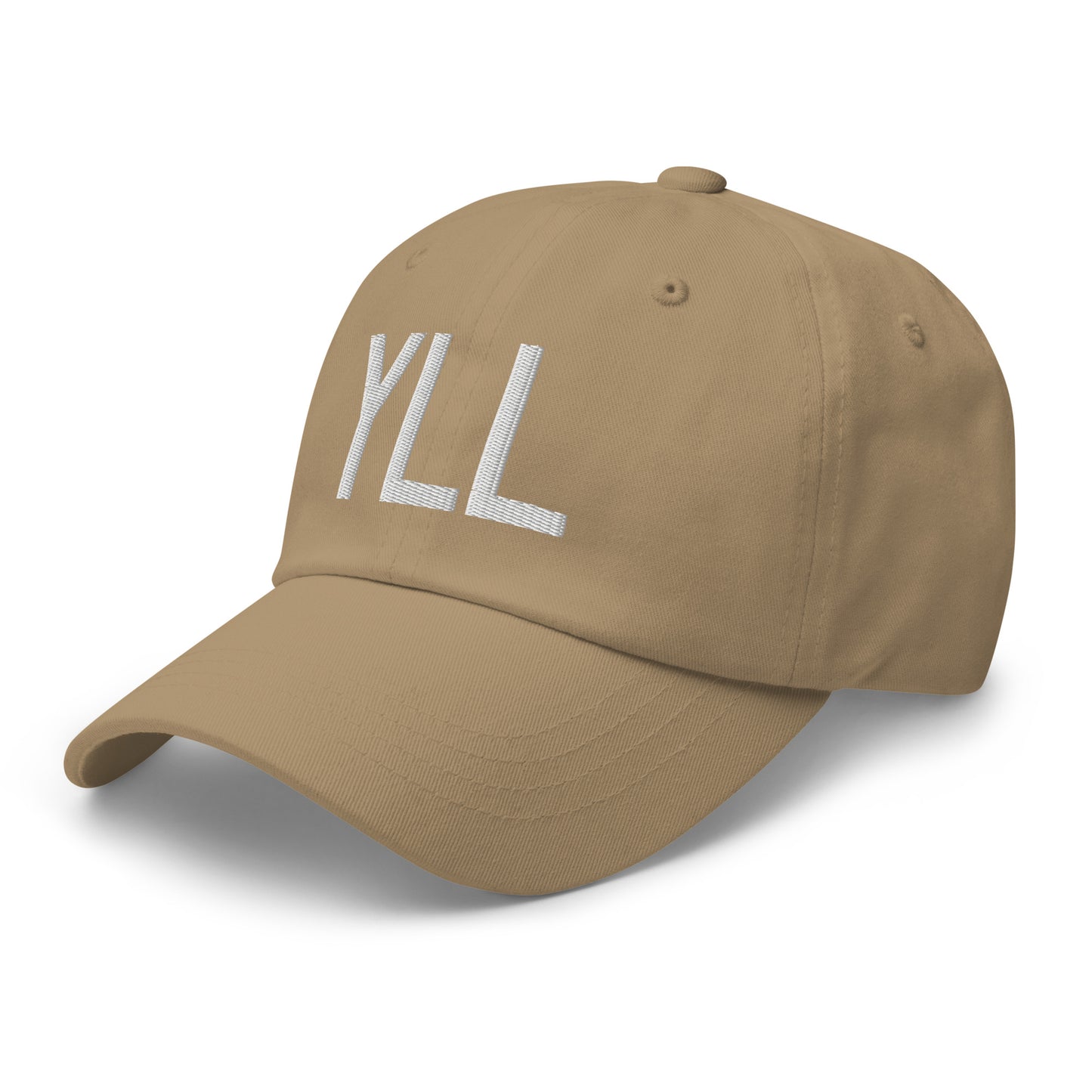 Airport Code Baseball Cap - White • YLL Lloydminster • YHM Designs - Image 24