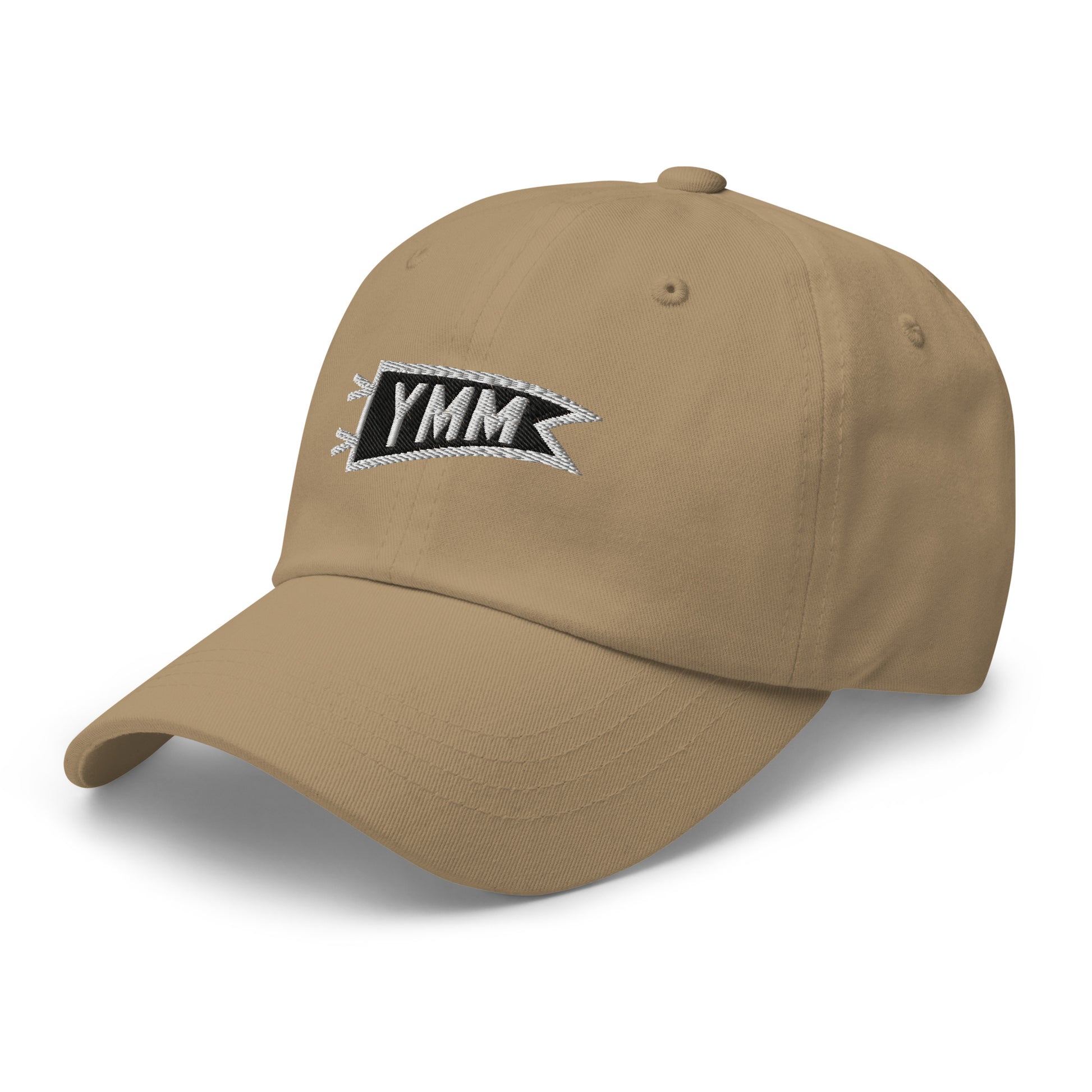 Pennant Baseball Cap - Black & White • YMM Fort McMurray • YHM Designs - Image 20