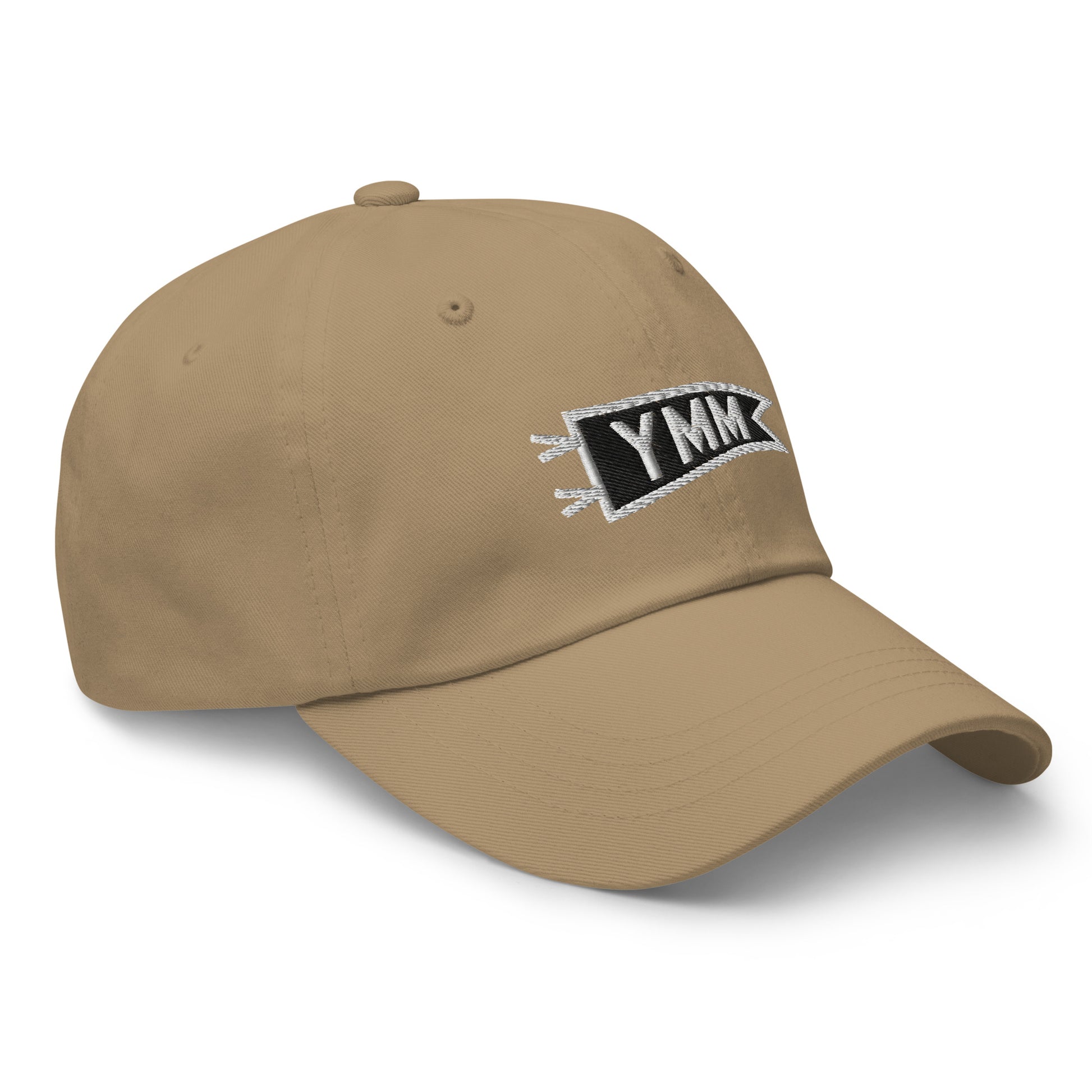Pennant Baseball Cap - Black & White • YMM Fort McMurray • YHM Designs - Image 19