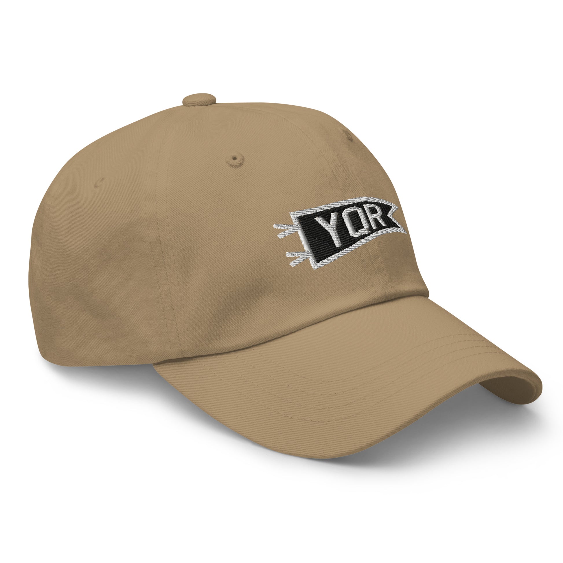 Pennant Baseball Cap - Black & White • YQR Regina • YHM Designs - Image 19