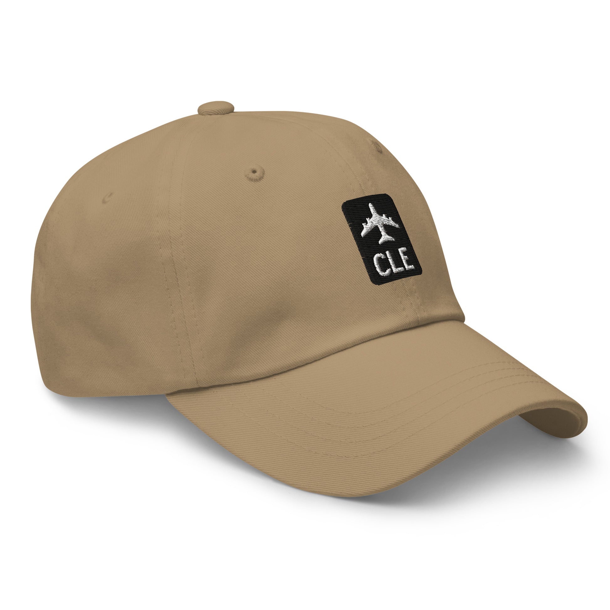 Jetliner Baseball Cap • Khaki • CLE Cleveland Souvenir • YHM Designs - Image 09