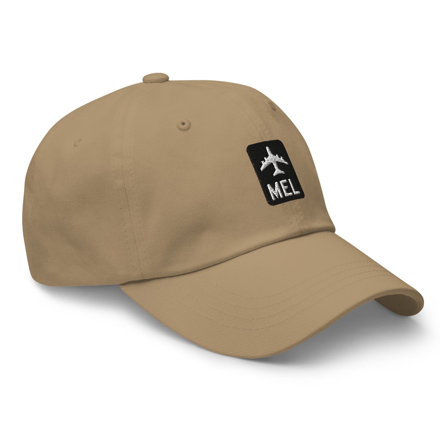 Jetliner Baseball Cap • Khaki • MEL Melbourne Souvenir • YHM Designs - Image 09
