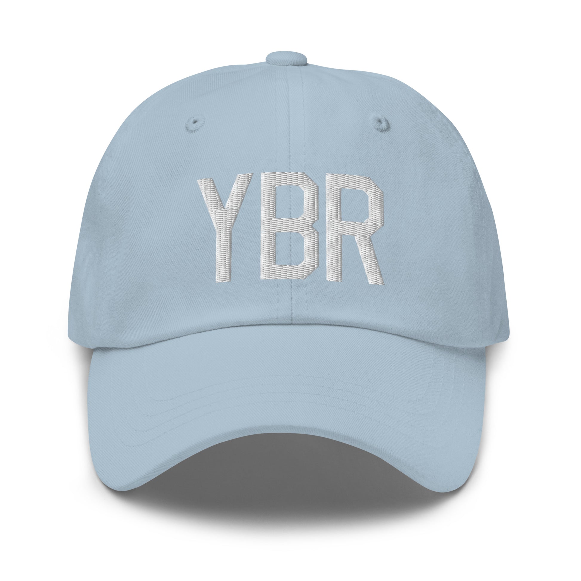 Airport Code Baseball Cap - White • YBR Brandon • YHM Designs - Image 28