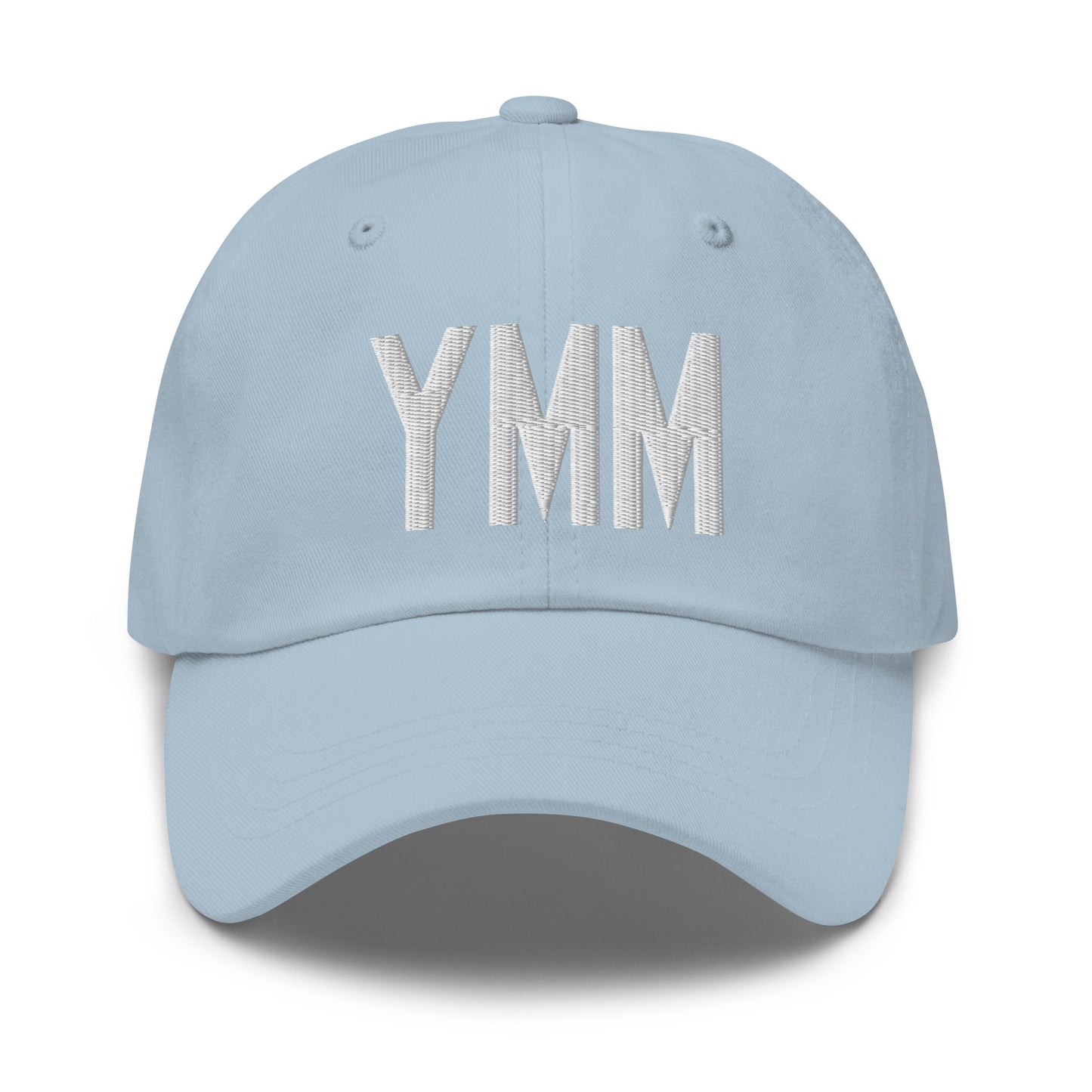 Airport Code Baseball Cap - White • YMM Fort McMurray • YHM Designs - Image 28