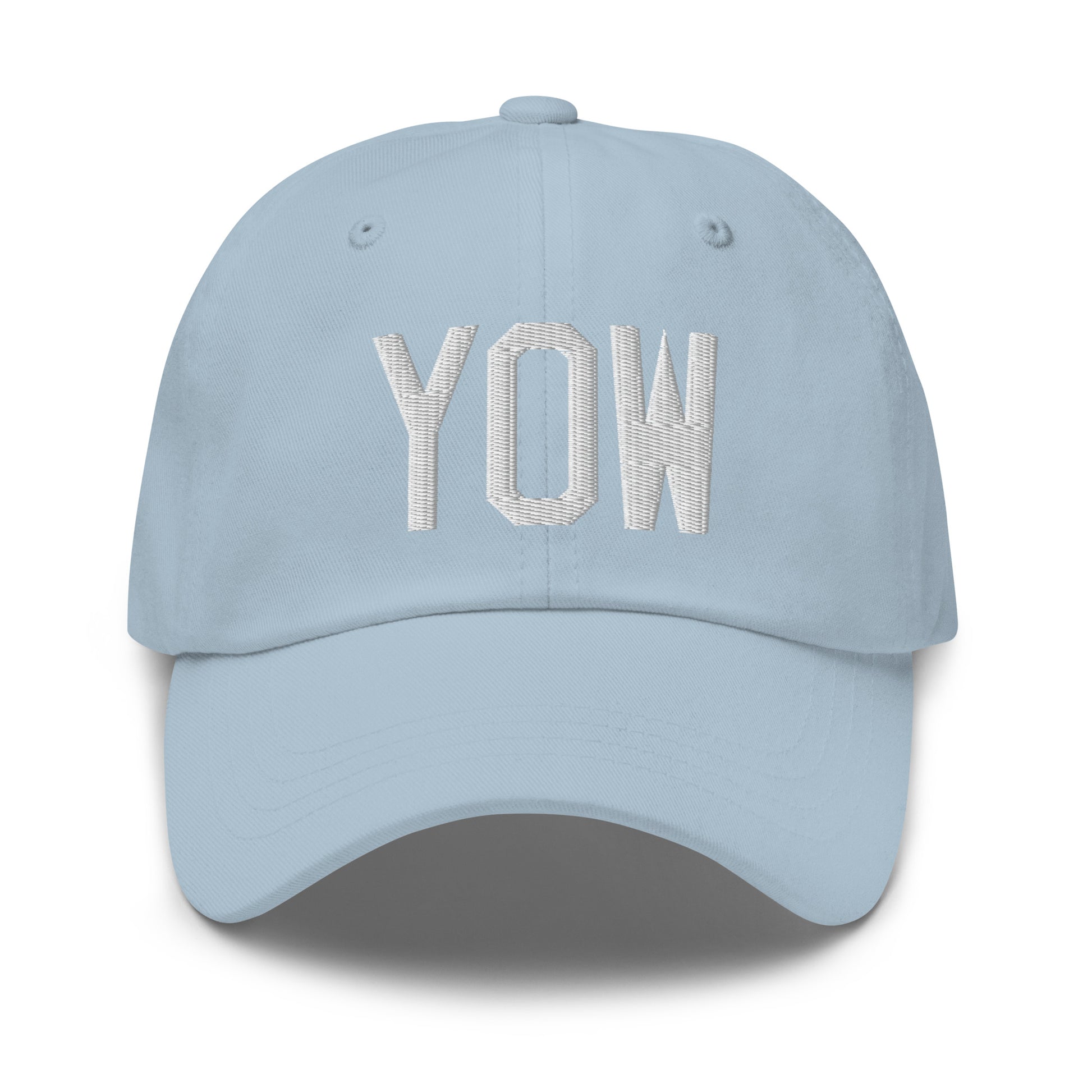 Airport Code Baseball Cap - White • YOW Ottawa • YHM Designs - Image 28