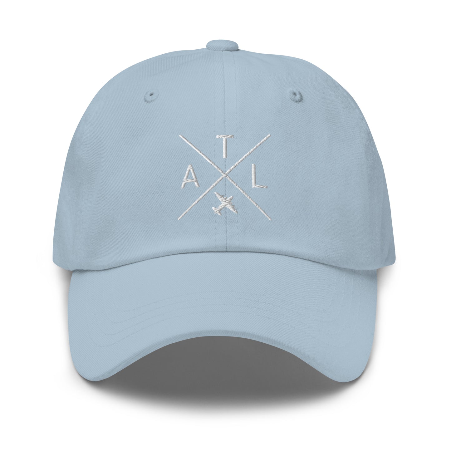 Crossed-X Dad Hat - White • ATL Atlanta • YHM Designs - Image 28