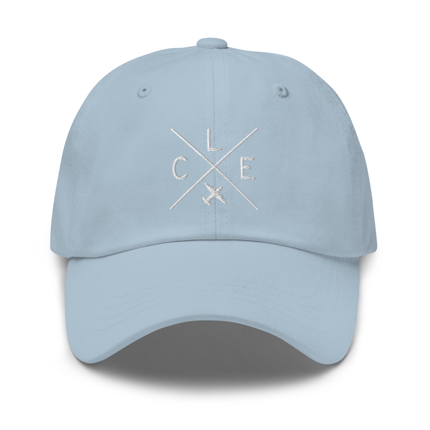 Crossed-X Dad Hat - White • CLE Cleveland • YHM Designs - Image 28