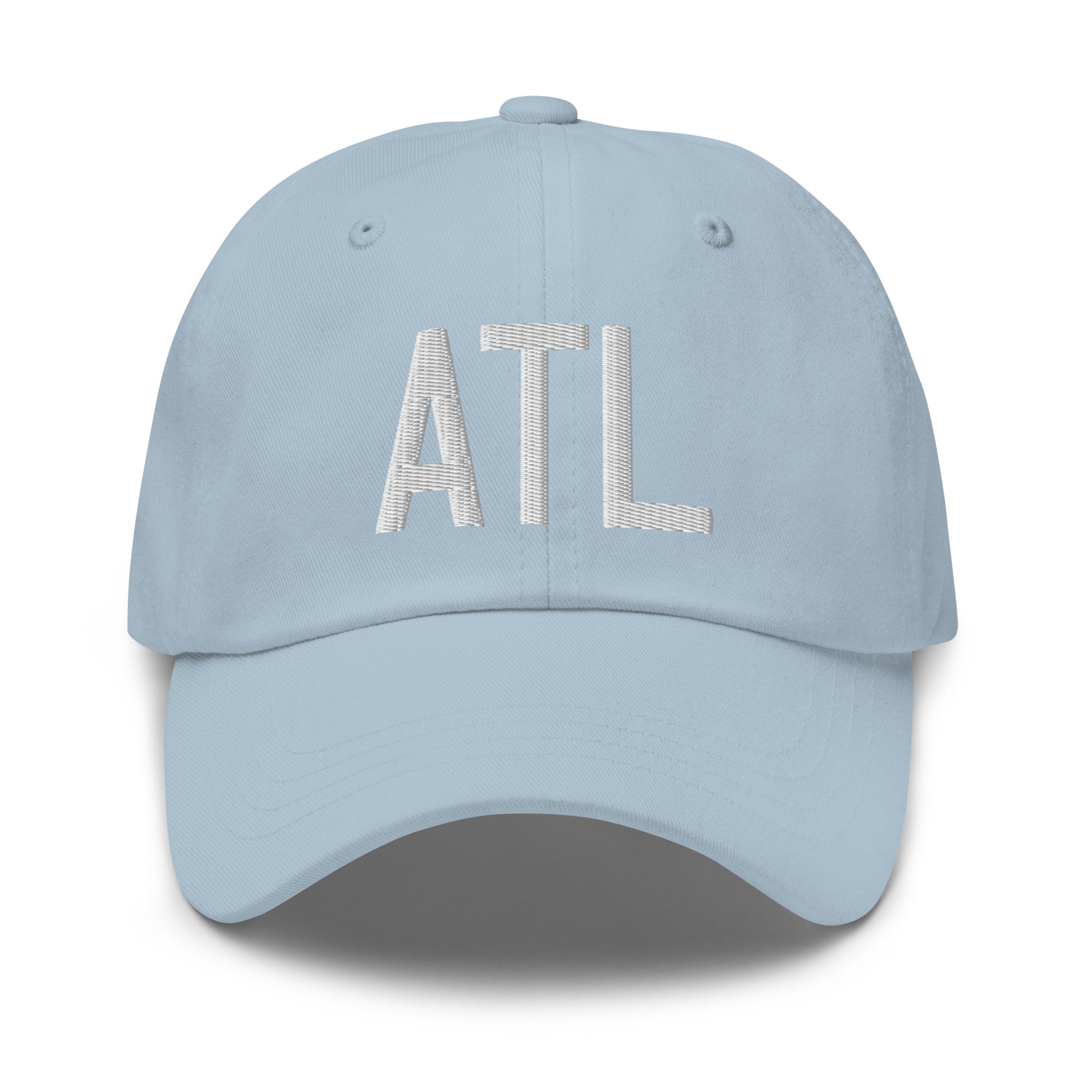Airport Code Baseball Cap - White • ATL Atlanta • YHM Designs - Image 28