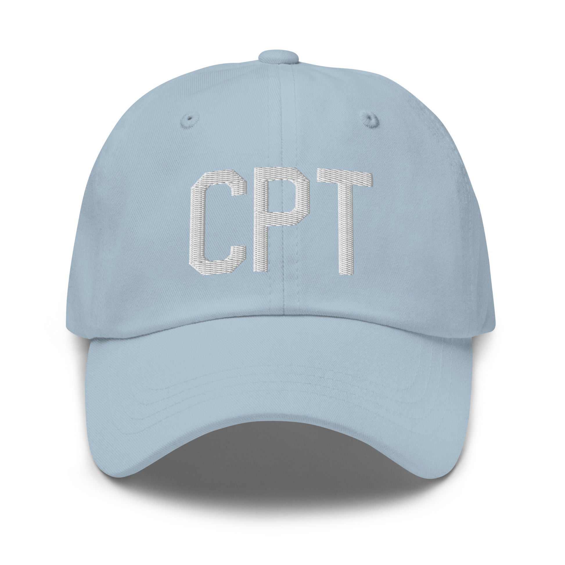 Airport Code Baseball Cap - White • CPT Cape Town • YHM Designs - Image 28