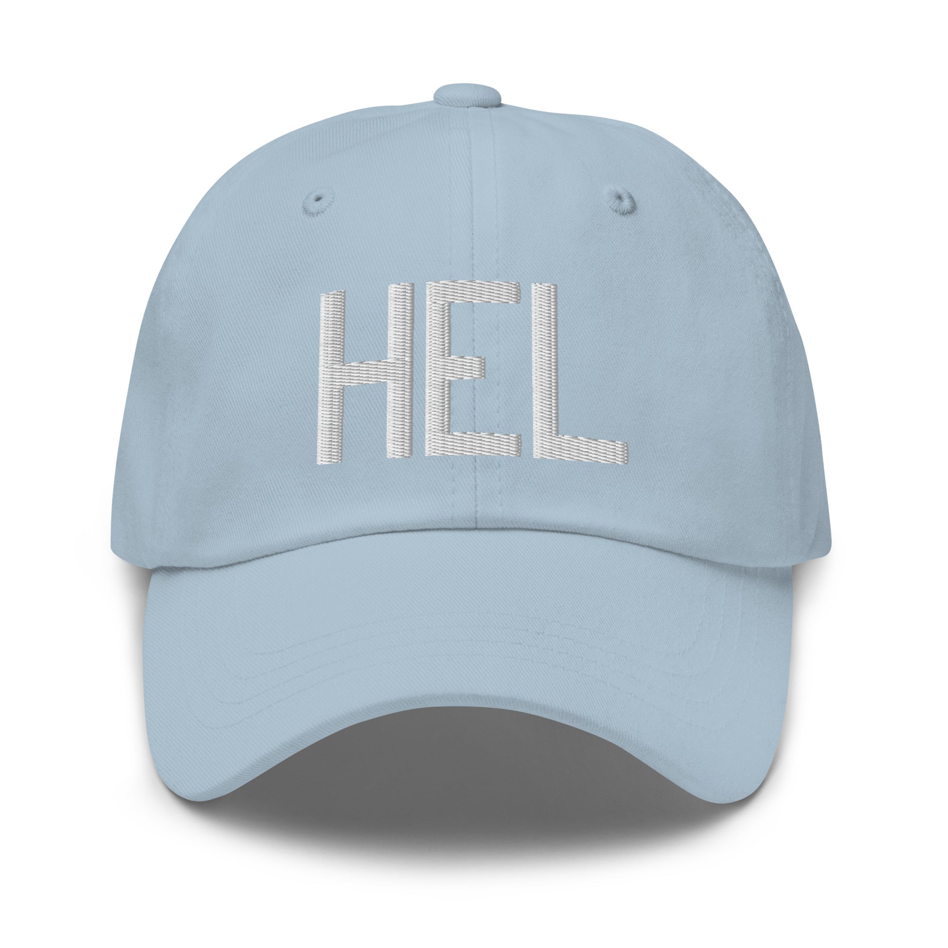 Airport Code Baseball Cap - White • HEL Helsinki • YHM Designs - Image 28