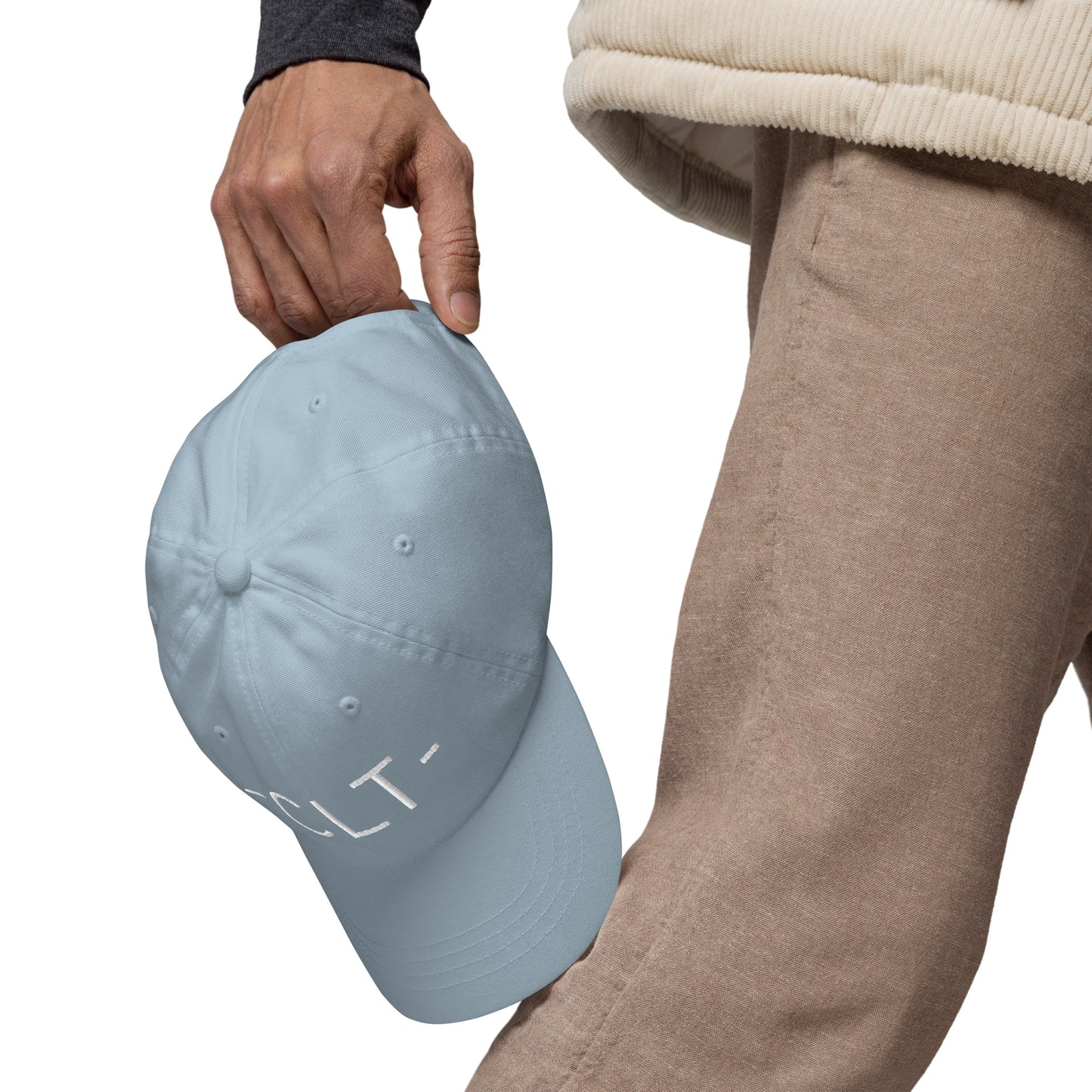 Souvenir Baseball Cap - White • CLT Charlotte • YHM Designs - Image 10