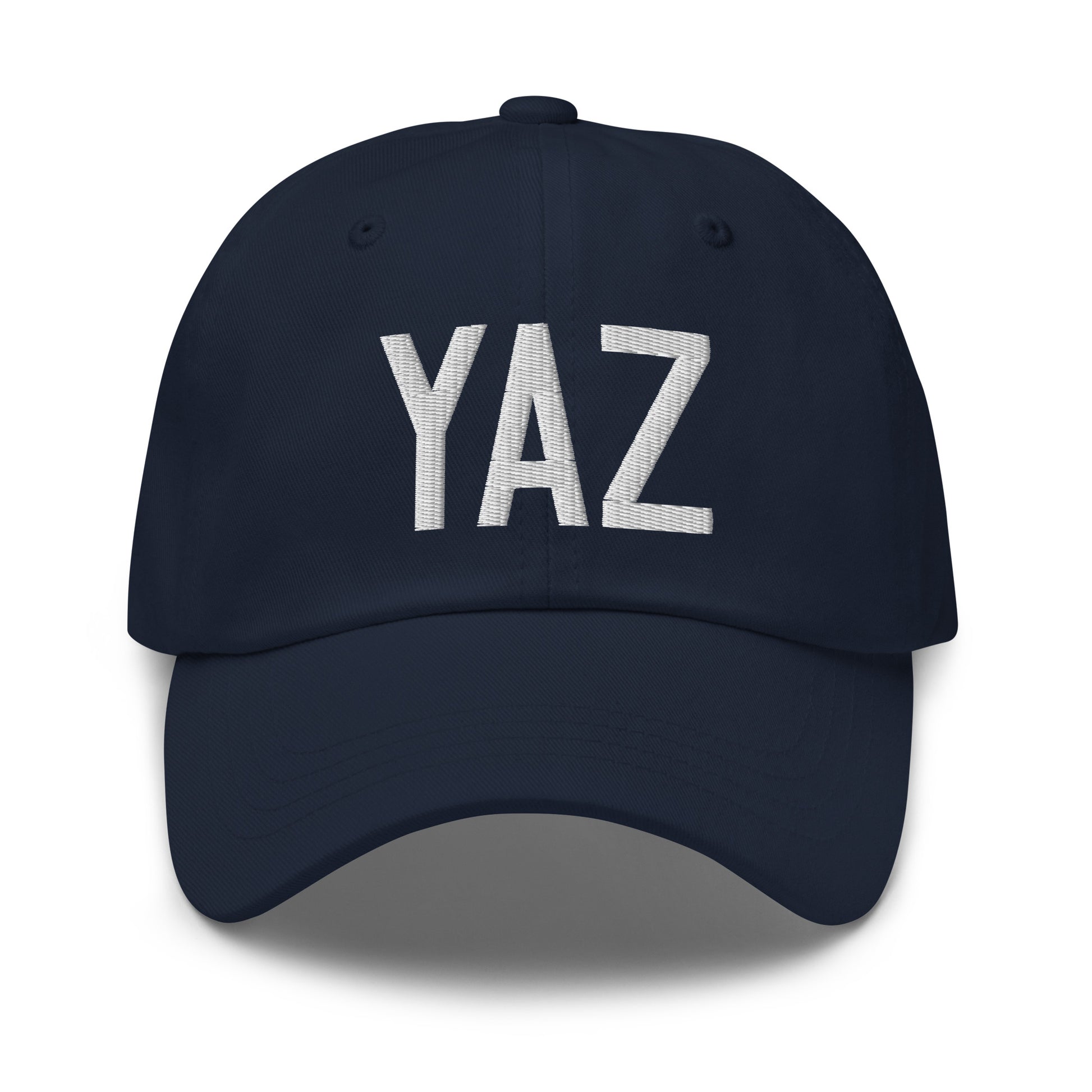 Airport Code Baseball Cap - White • YAZ Tofino • YHM Designs - Image 16