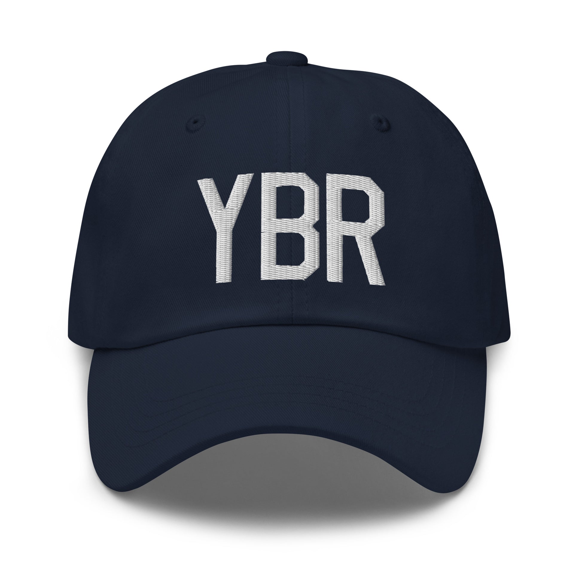 Airport Code Baseball Cap - White • YBR Brandon • YHM Designs - Image 16