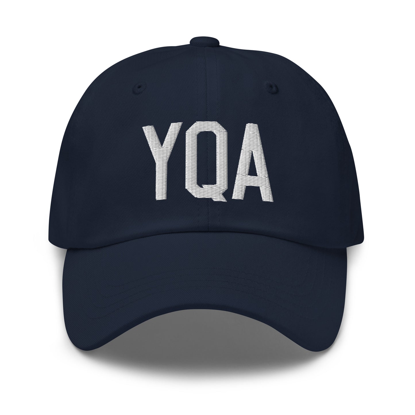Airport Code Baseball Cap - White • YQA Muskoka • YHM Designs - Image 16