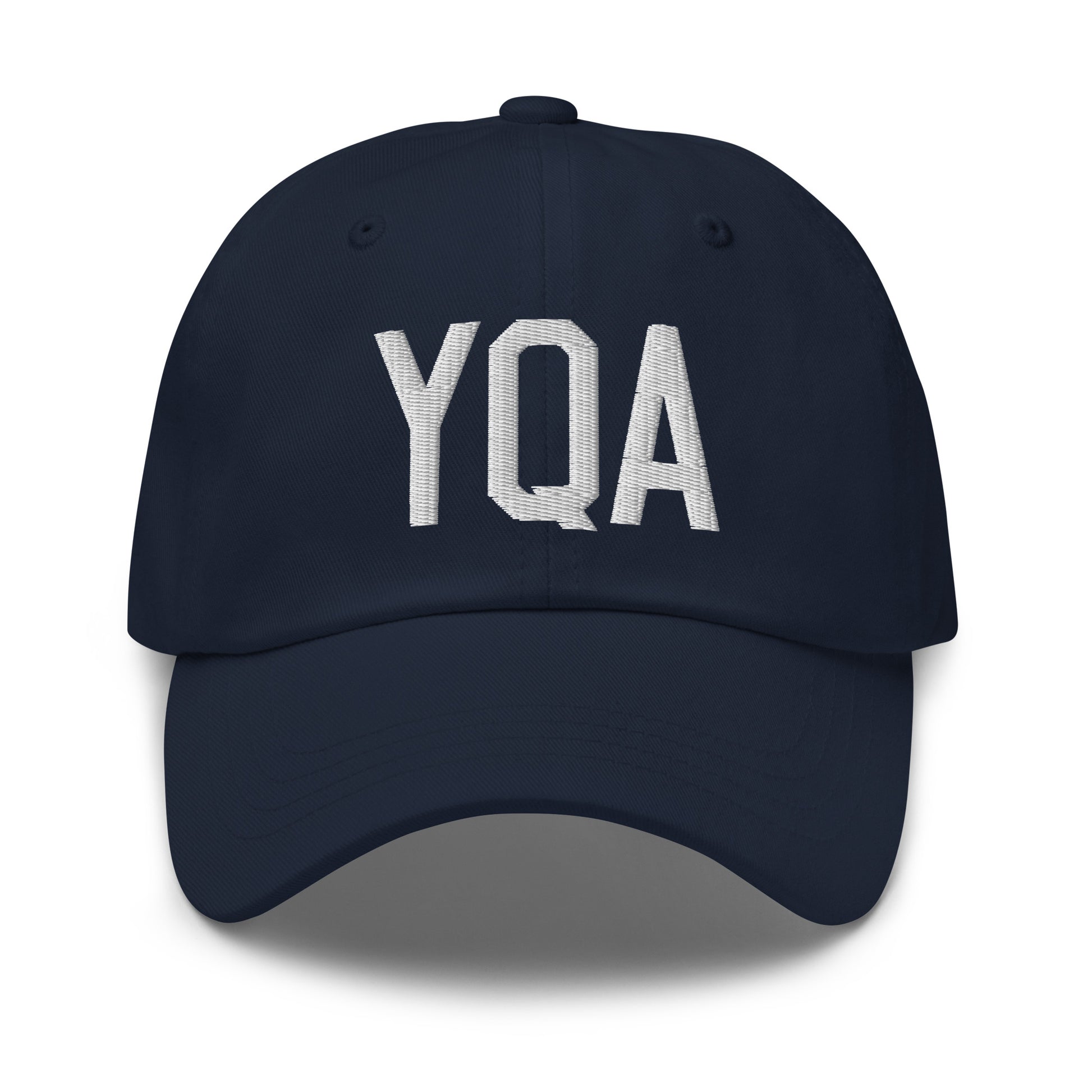 Airport Code Baseball Cap - White • YQA Muskoka • YHM Designs - Image 16