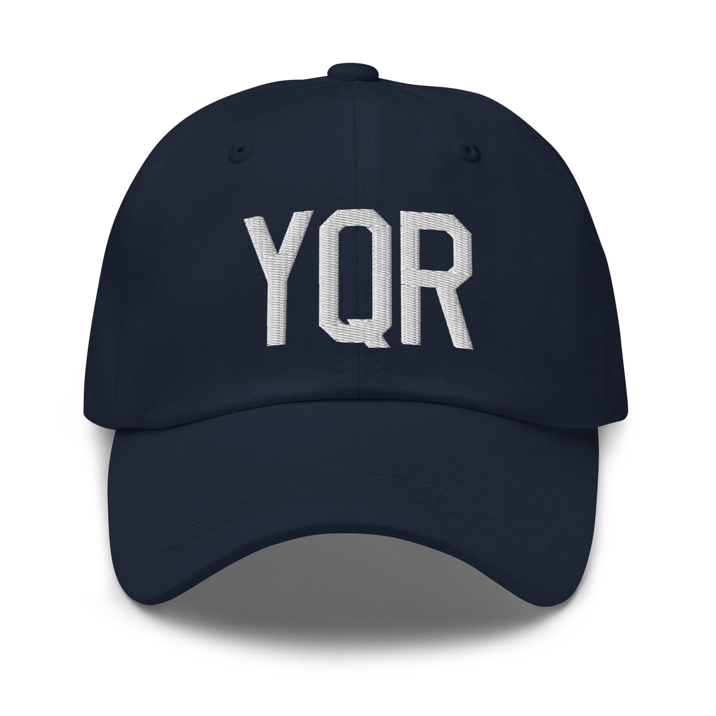 Airport Code Baseball Cap - White • YQR Regina • YHM Designs - Image 16