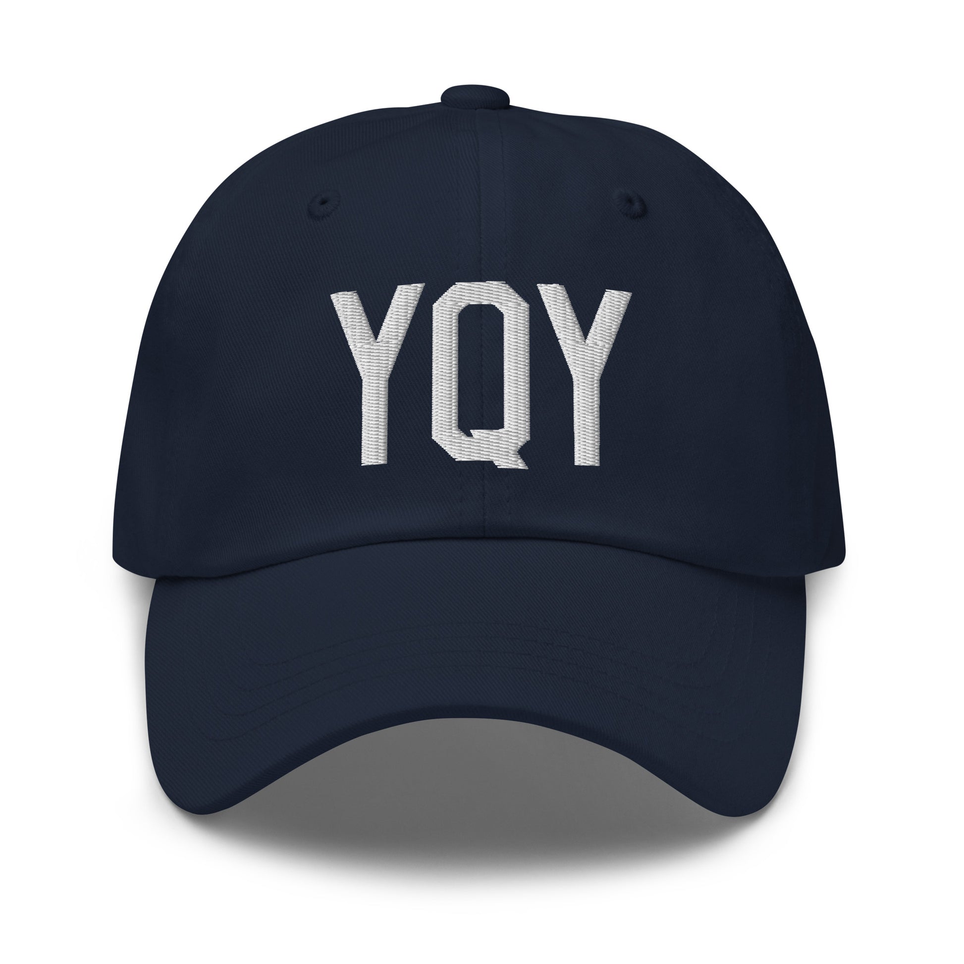 Airport Code Baseball Cap - White • YQY Sydney • YHM Designs - Image 16