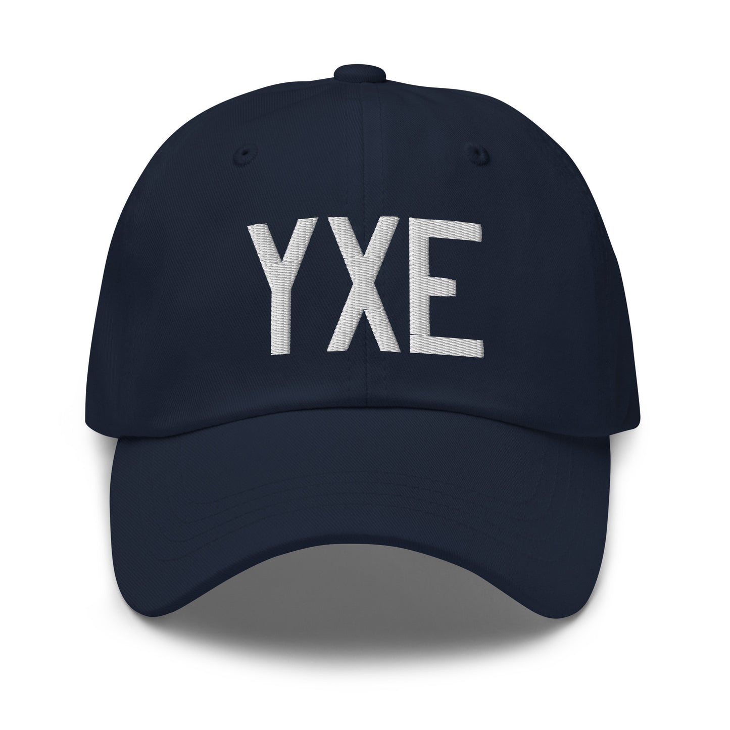 Airport Code Baseball Cap - White • YXE Saskatoon • YHM Designs - Image 16