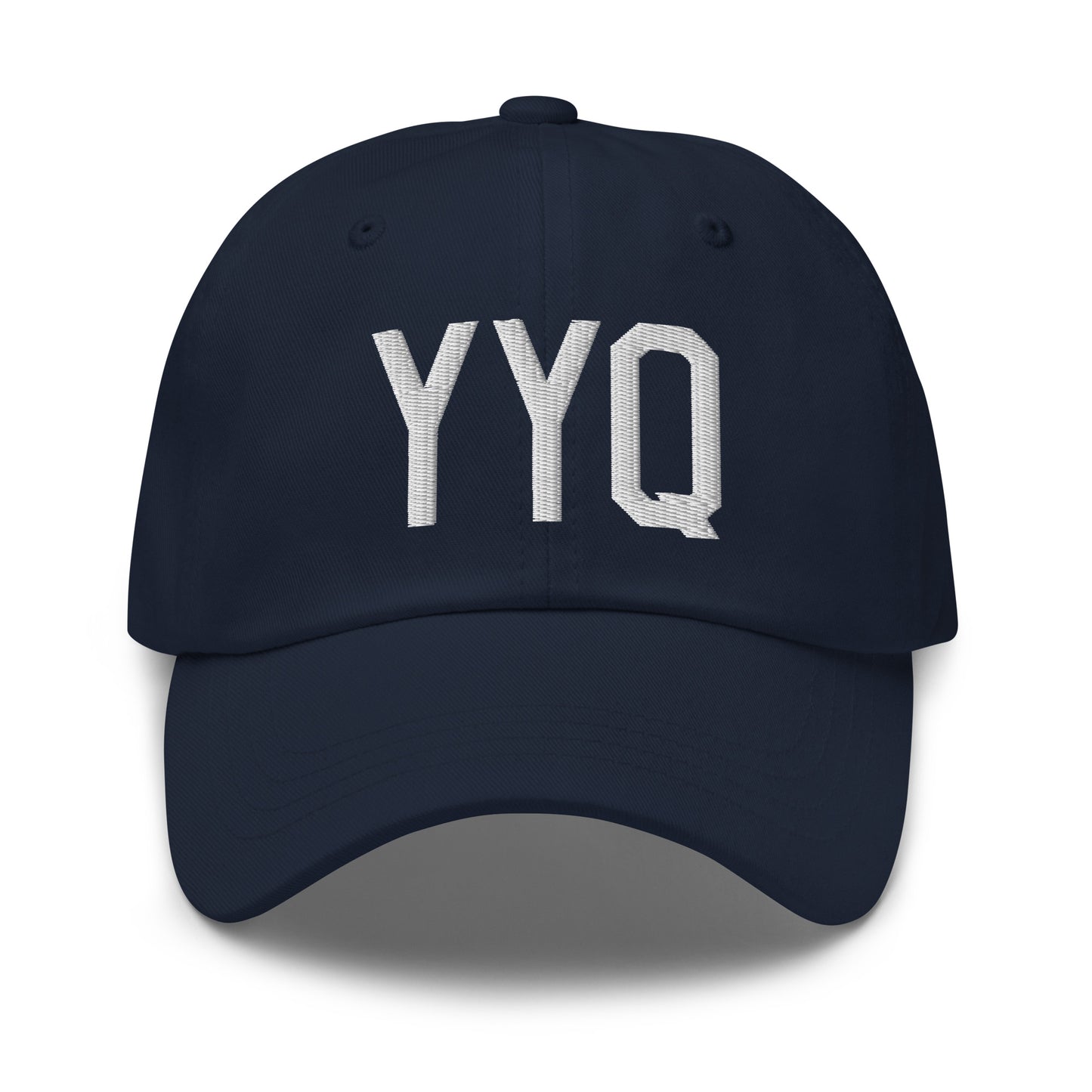 Airport Code Baseball Cap - White • YYQ Churchill • YHM Designs - Image 16