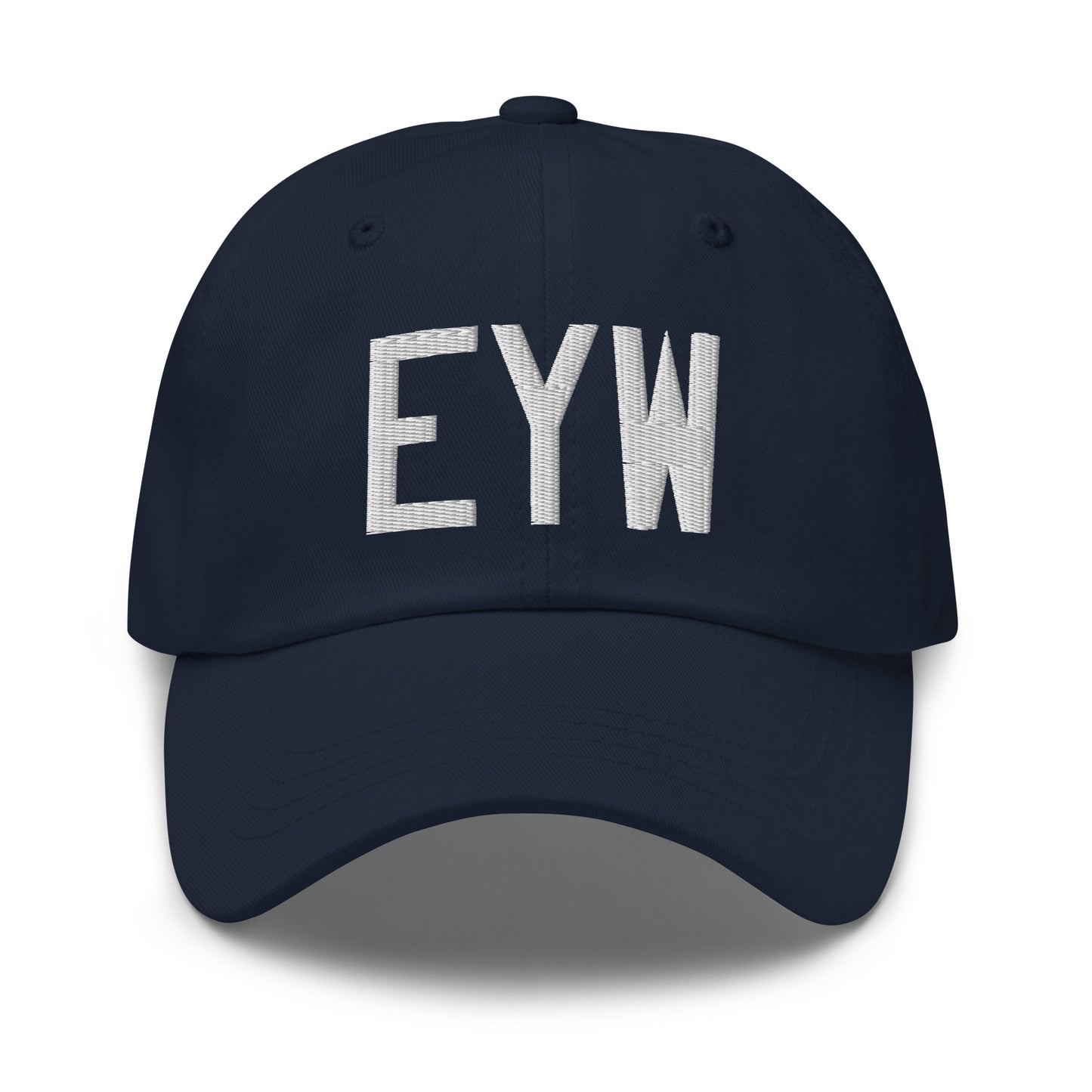 Airport Code Baseball Cap - White • EYW Key West • YHM Designs - Image 16