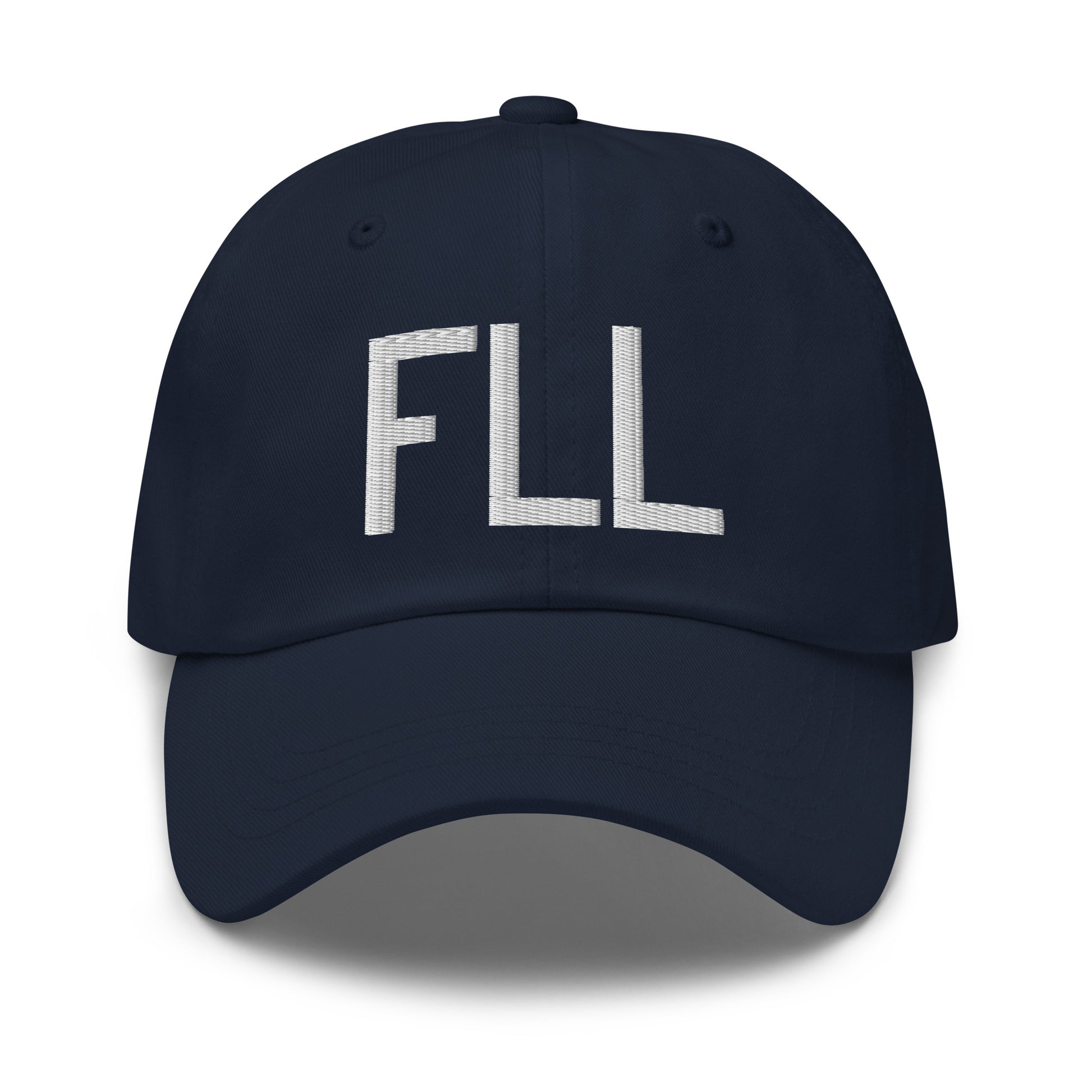 Airport Code Baseball Cap - White • FLL Fort Lauderdale • YHM Designs - Image 16