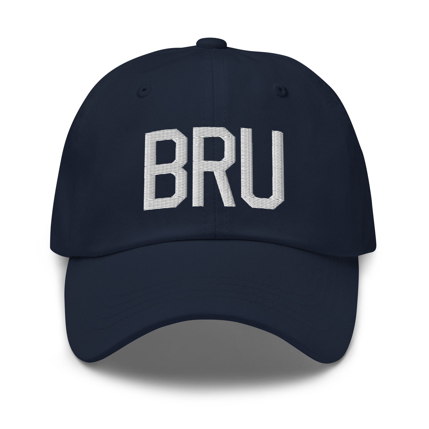 BRU Brussels Baseball Cap • Air Force Lettering in White • YHM Designs - Image 16