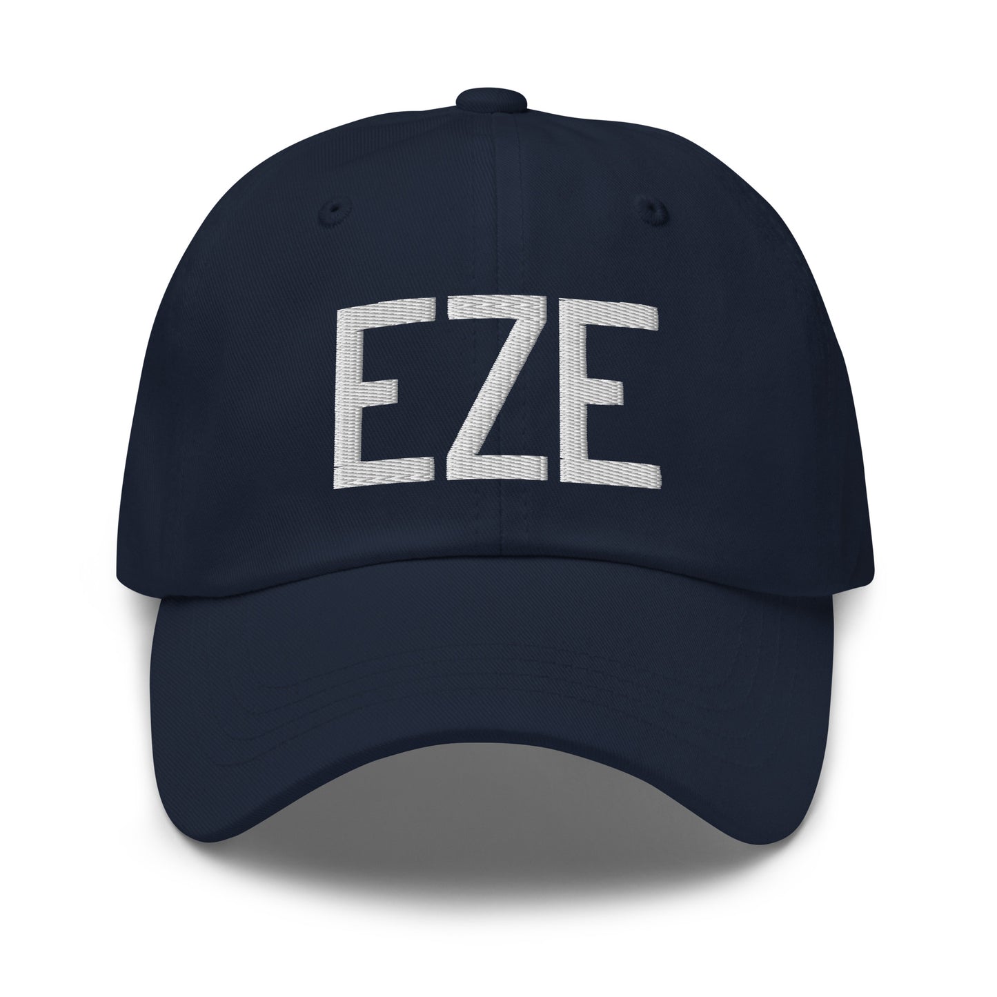 Airport Code Baseball Cap - White • EZE Buenos Aires • YHM Designs - Image 16