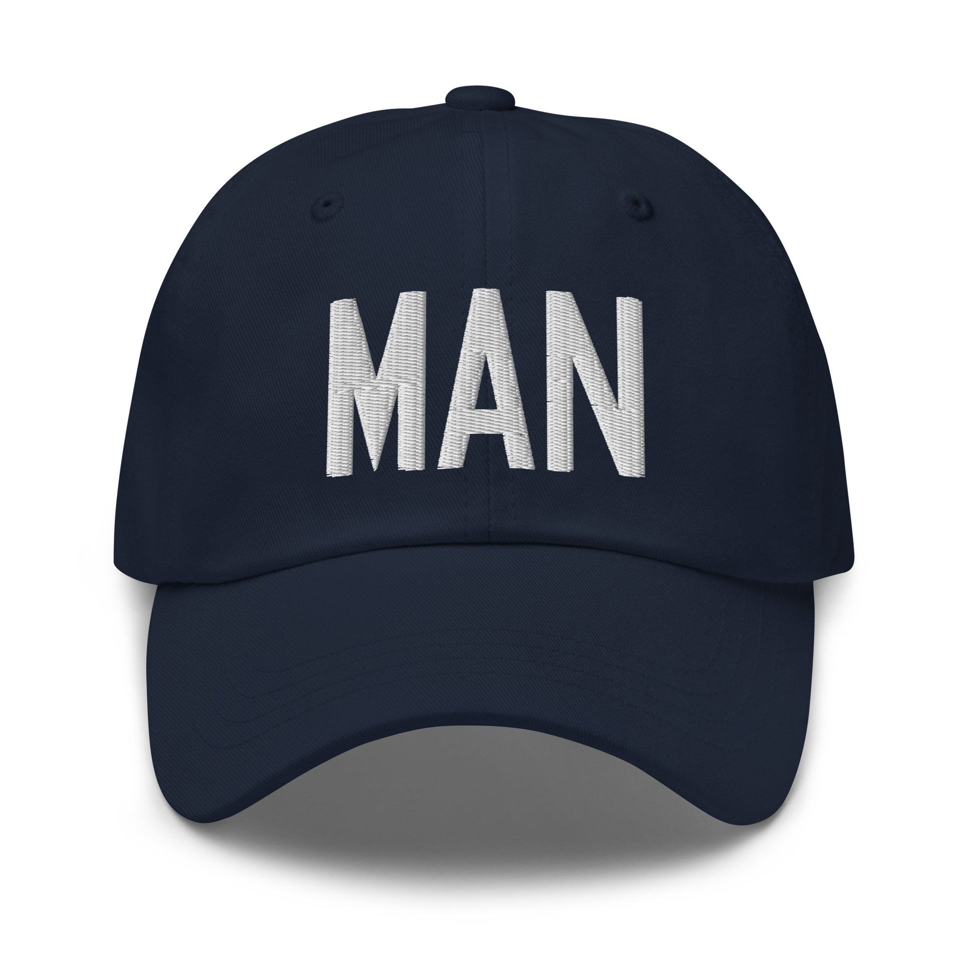MAN Manchester Baseball Cap • Air Force Lettering in White • YHM Designs - Image 16