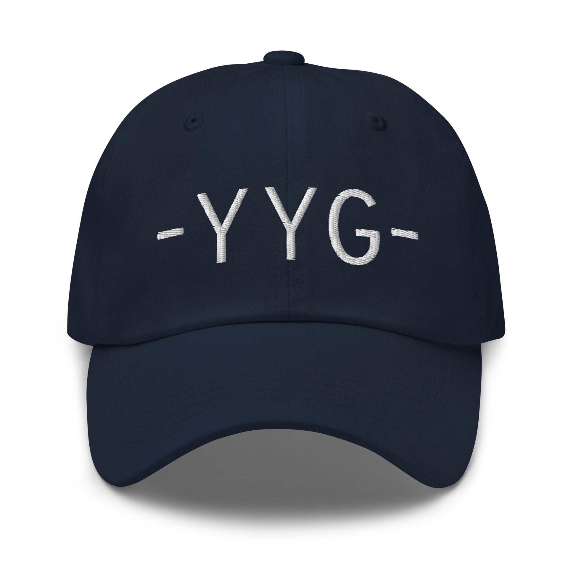 Souvenir Baseball Cap - White • YYG Charlottetown • YHM Designs - Image 14