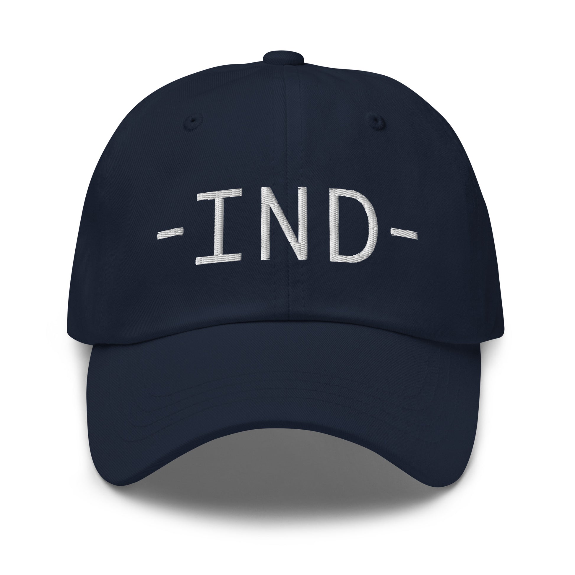 Souvenir Baseball Cap - White • IND Indianapolis • YHM Designs - Image 14