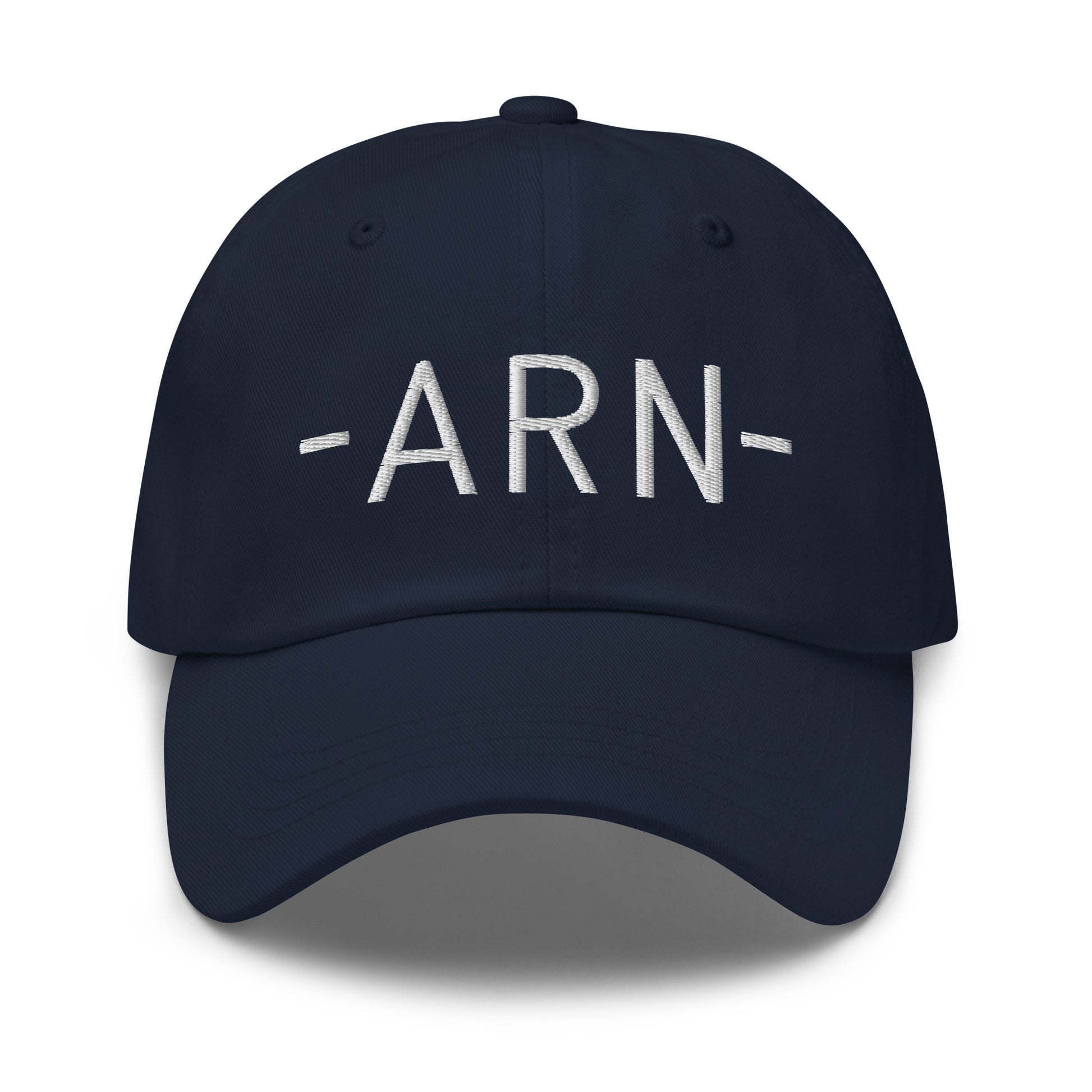 ARN Stockholm Baseball Cap • Minimalist Lettering in White • YHM Designs - Image 14
