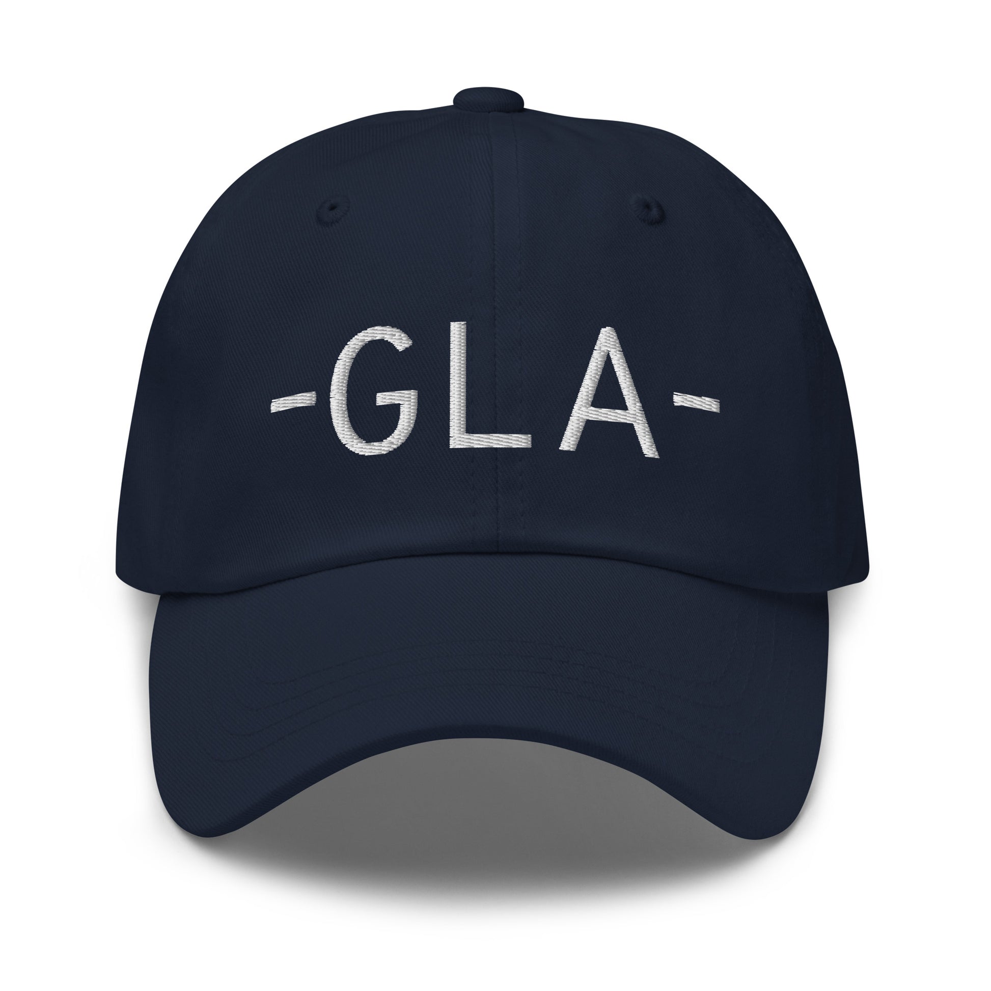 Souvenir Baseball Cap - White • GLA Glasgow • YHM Designs - Image 14