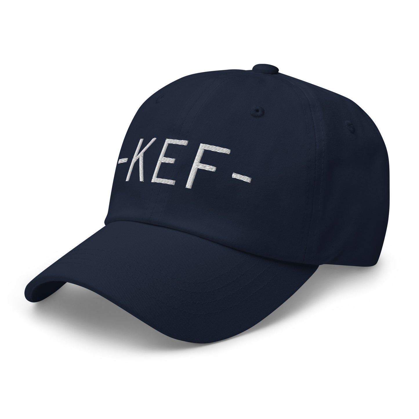 Souvenir Baseball Cap - White • KEF Reykjavik • YHM Designs - Image 15